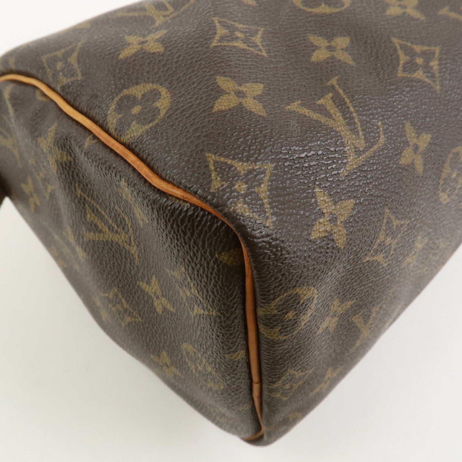 Louis Vuitton Monogram Speedy 25 Boston Bag Hand Bag Brown M41528