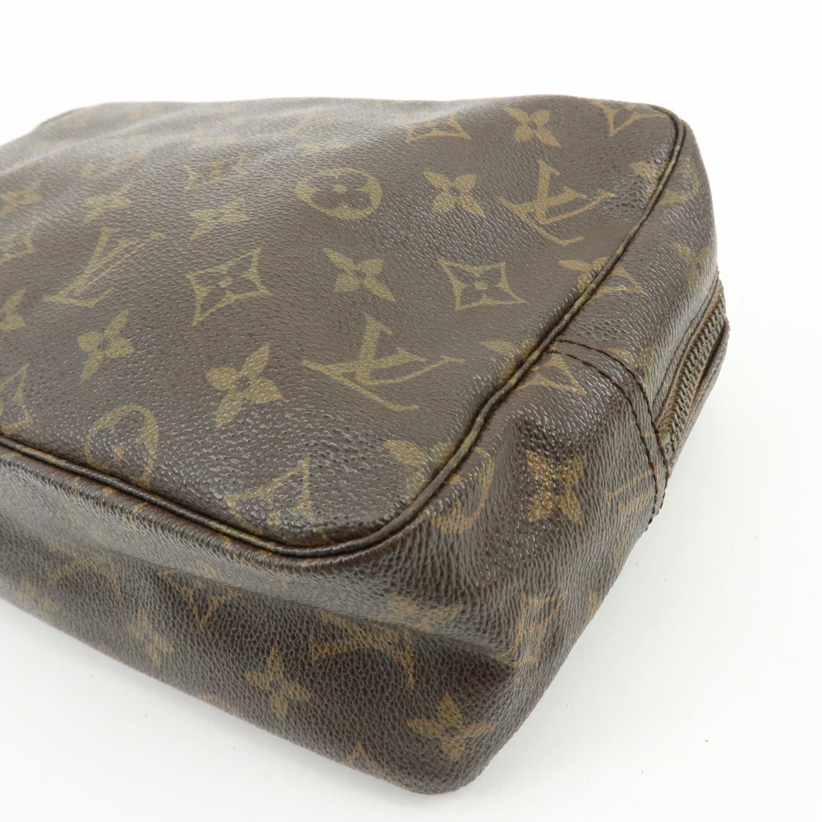 Louis Vuitton Monogram Trousse Toilette 27 Pouch Brown M47522