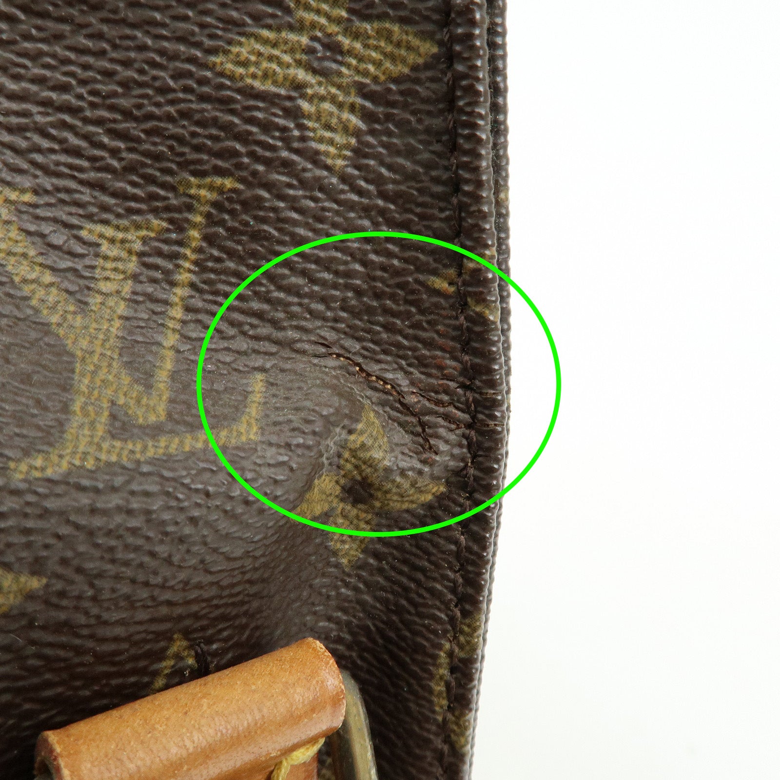 Louis Vuitton Monogram Cartouchiere MM Shoulder Bag Brown M51253