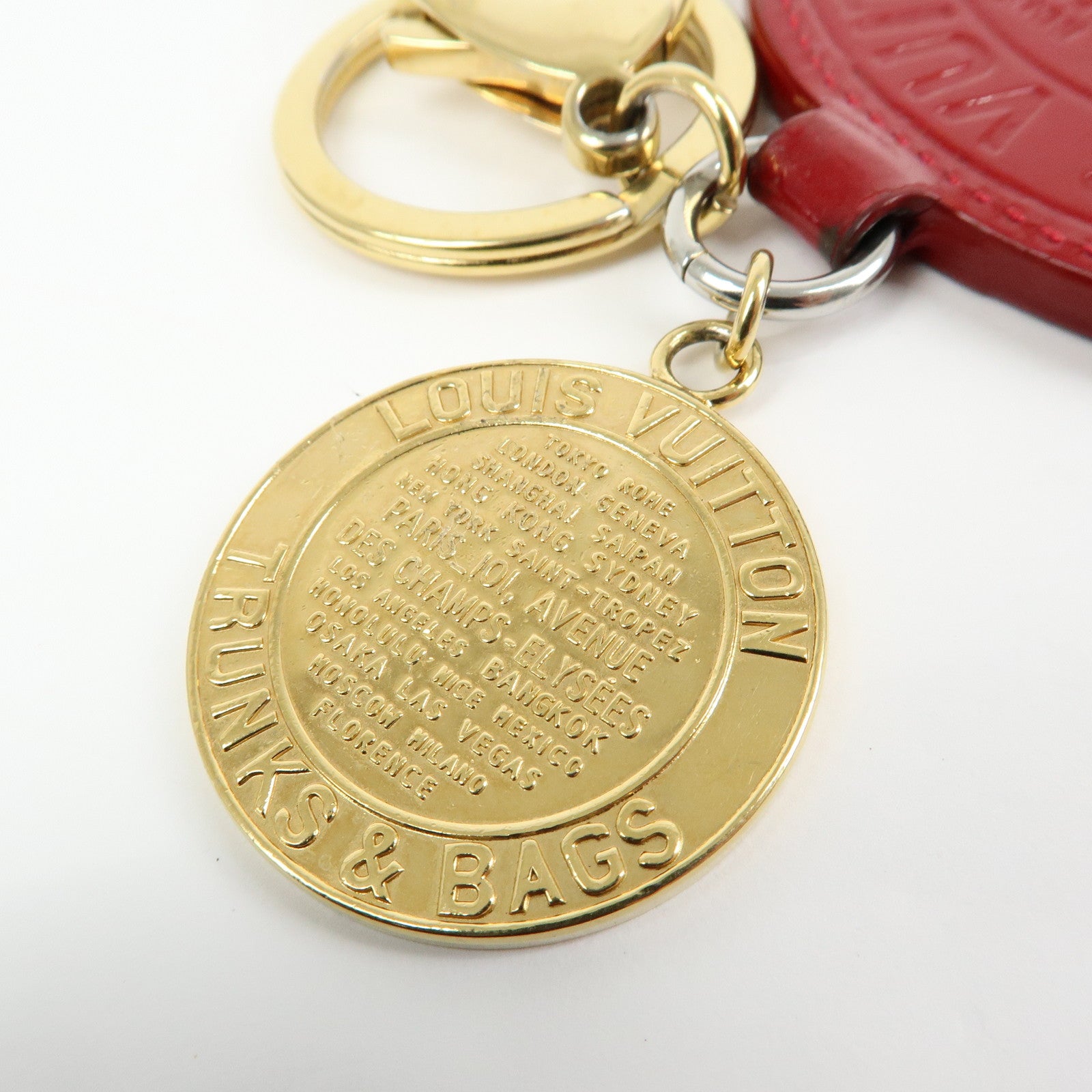 Louis Vuitton Vernis Porte Cles Ron T&B Bag Charm Key Charm M93605