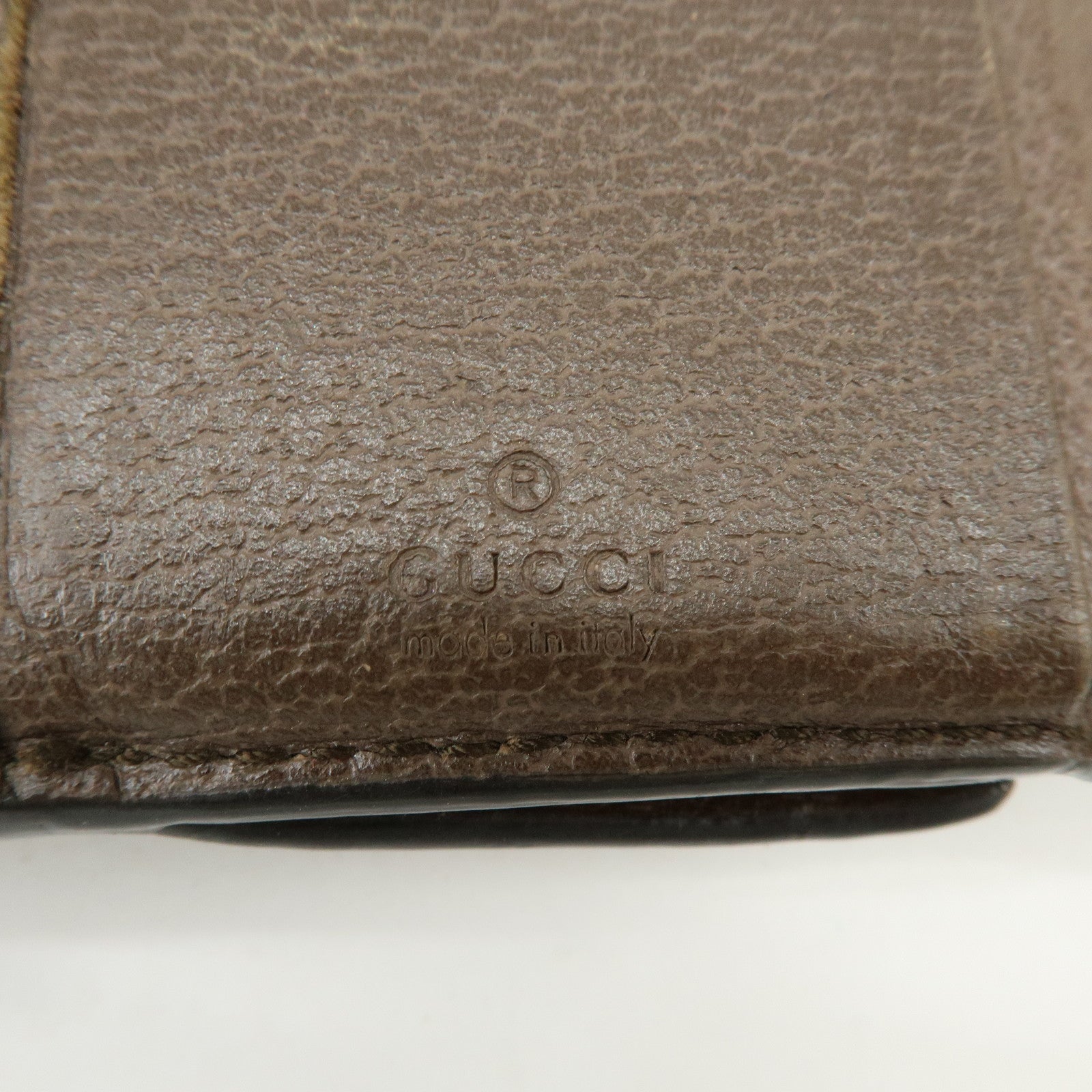 GUCCI Ophidia GG Supreme Leather Tri-Fold Compact Wallet 644334