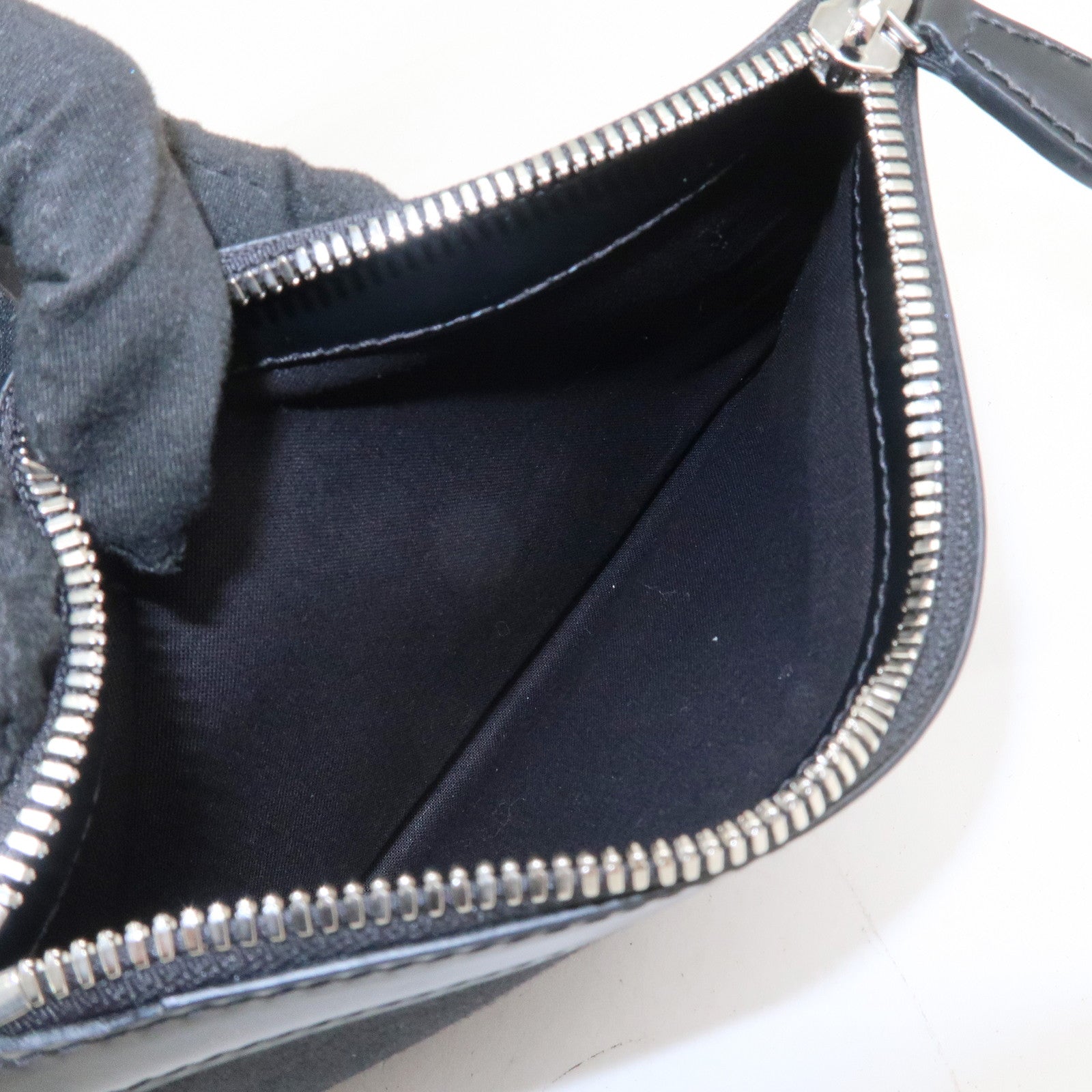 BALENCIAGA Navy Cabas Canvas Leather Small Tote Bag Hand Bag 339933