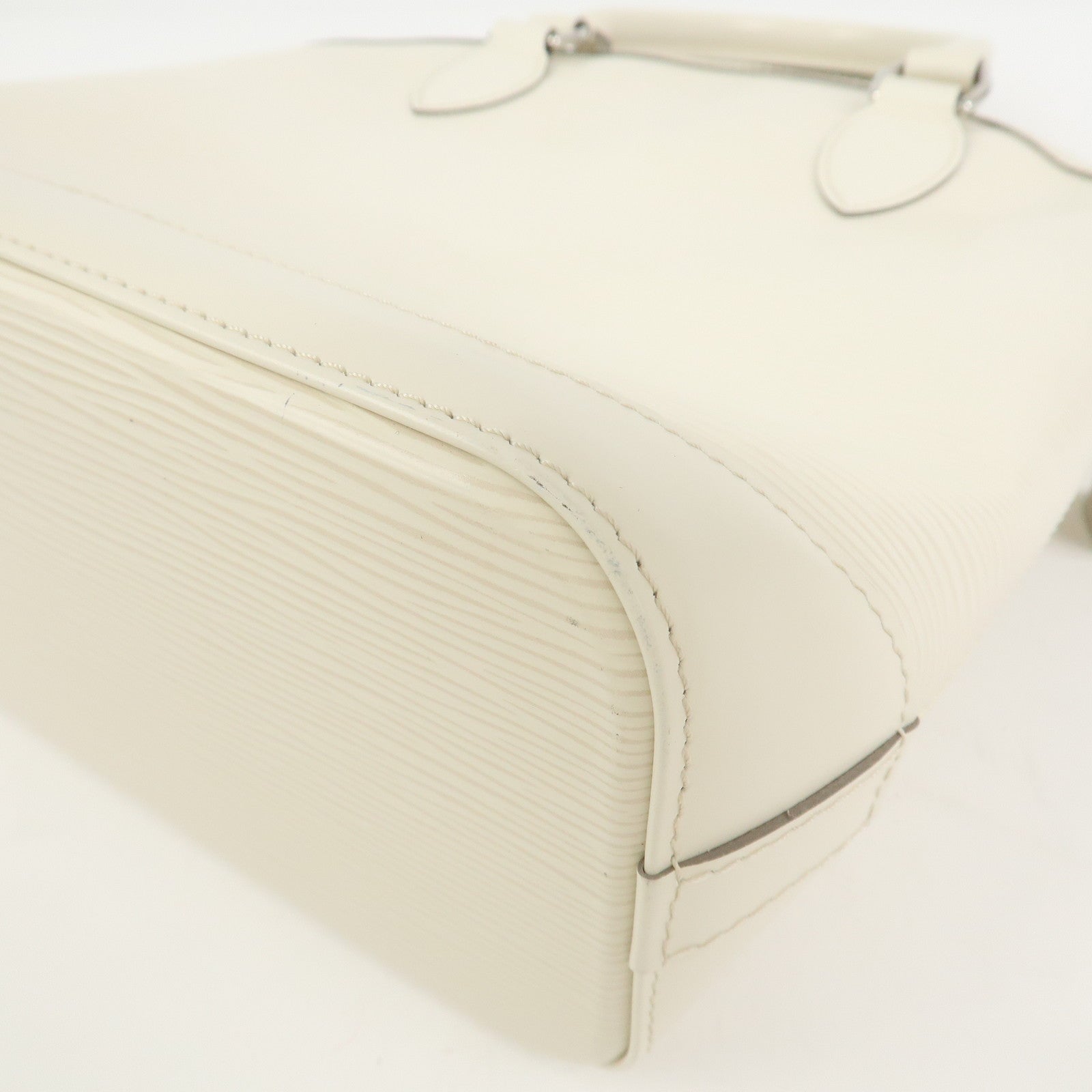 Louis Vuitton Epi Lockit Hand Bag Tote Bag Ivoire White M4229J