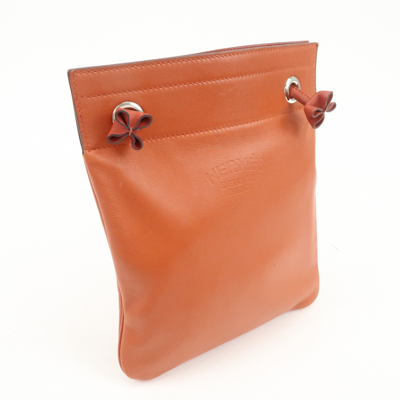 HERMES Aline Mini Shoulder Bag Crossbody Bag C Stamped Brown