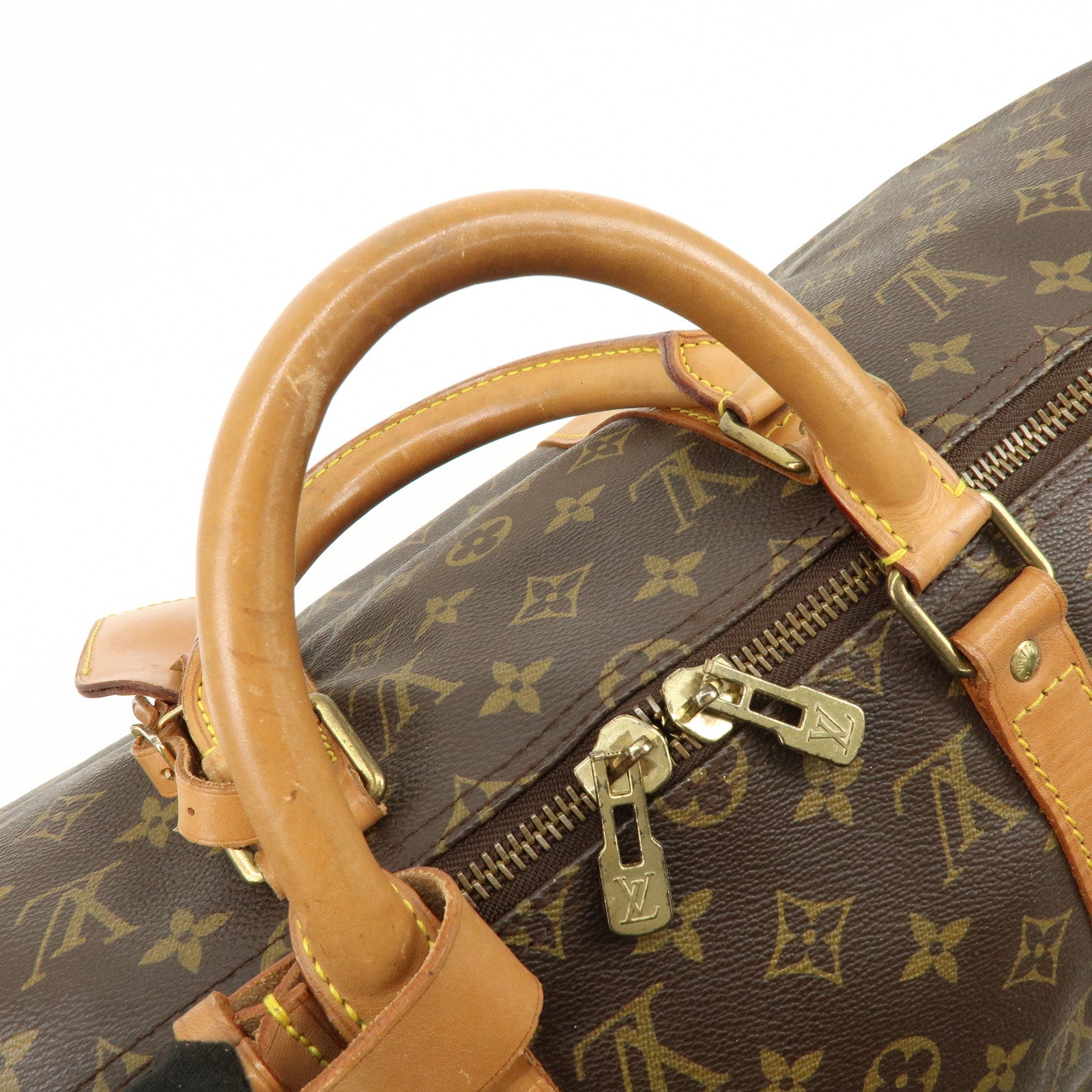 Louis Vuitton Monogram Keep All 50 Boston Bag Brown M41426