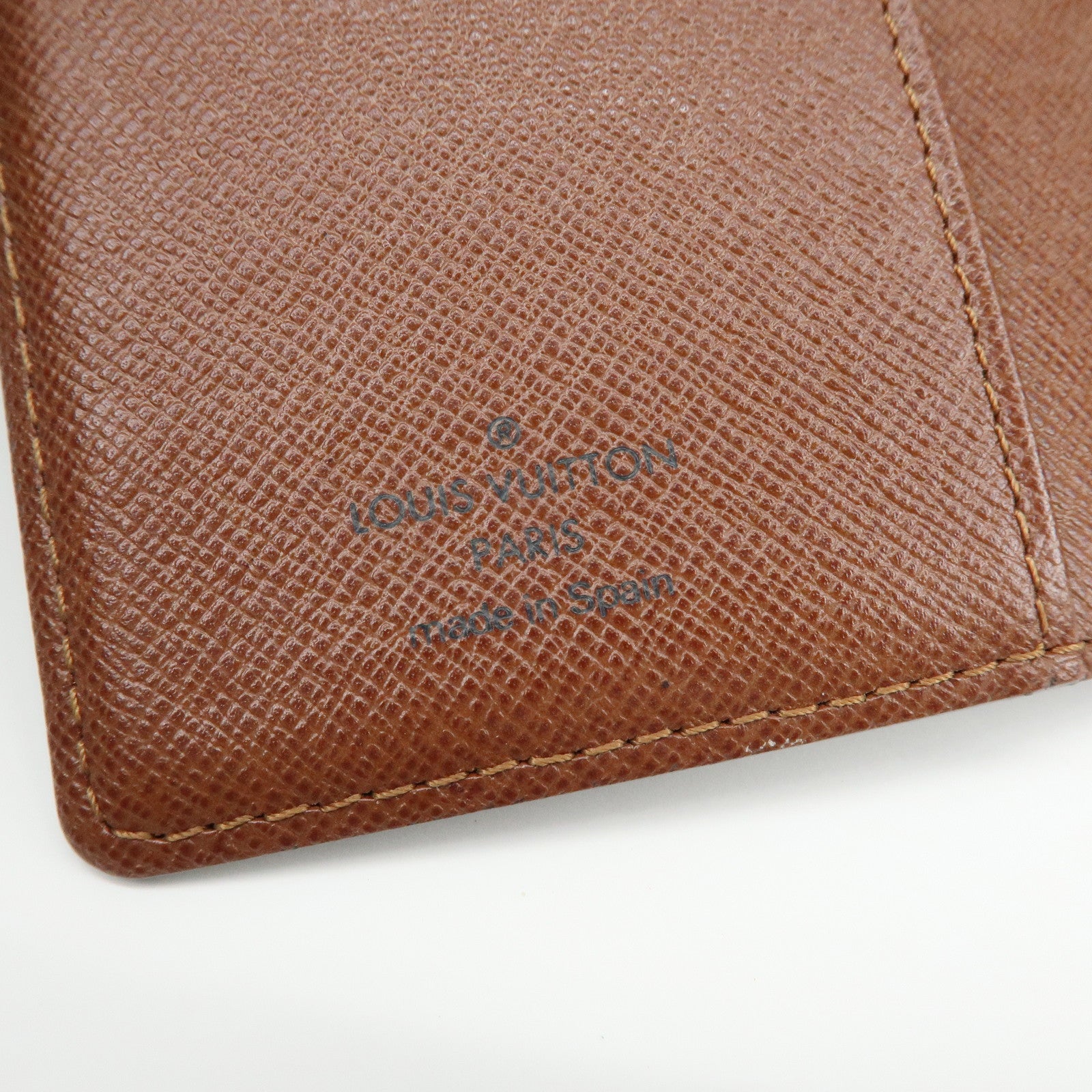 Louis Vuitton Monogram Agenda PM Planner Cover Brown R20005