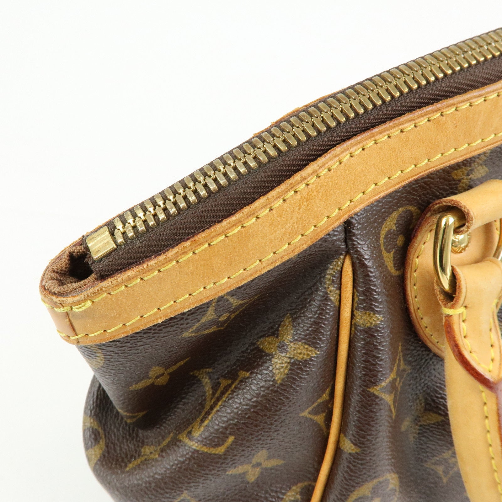 Louis Vuitton Monogram Tivoli PM Hand Bag Shoulder Bag Brown M40143