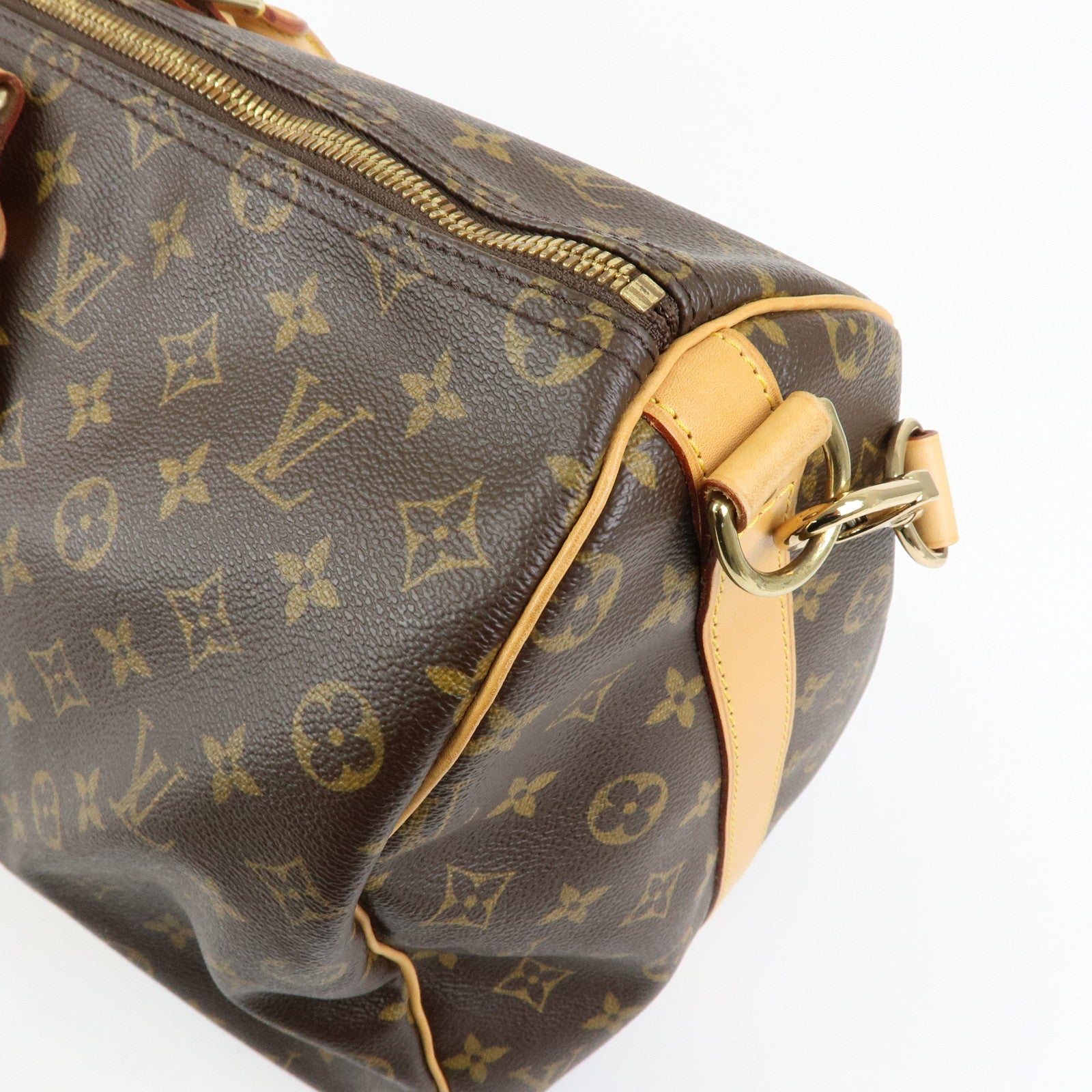 Louis Vuitton Monogram Keep All Bandouliere 50 Boston Bag M41416