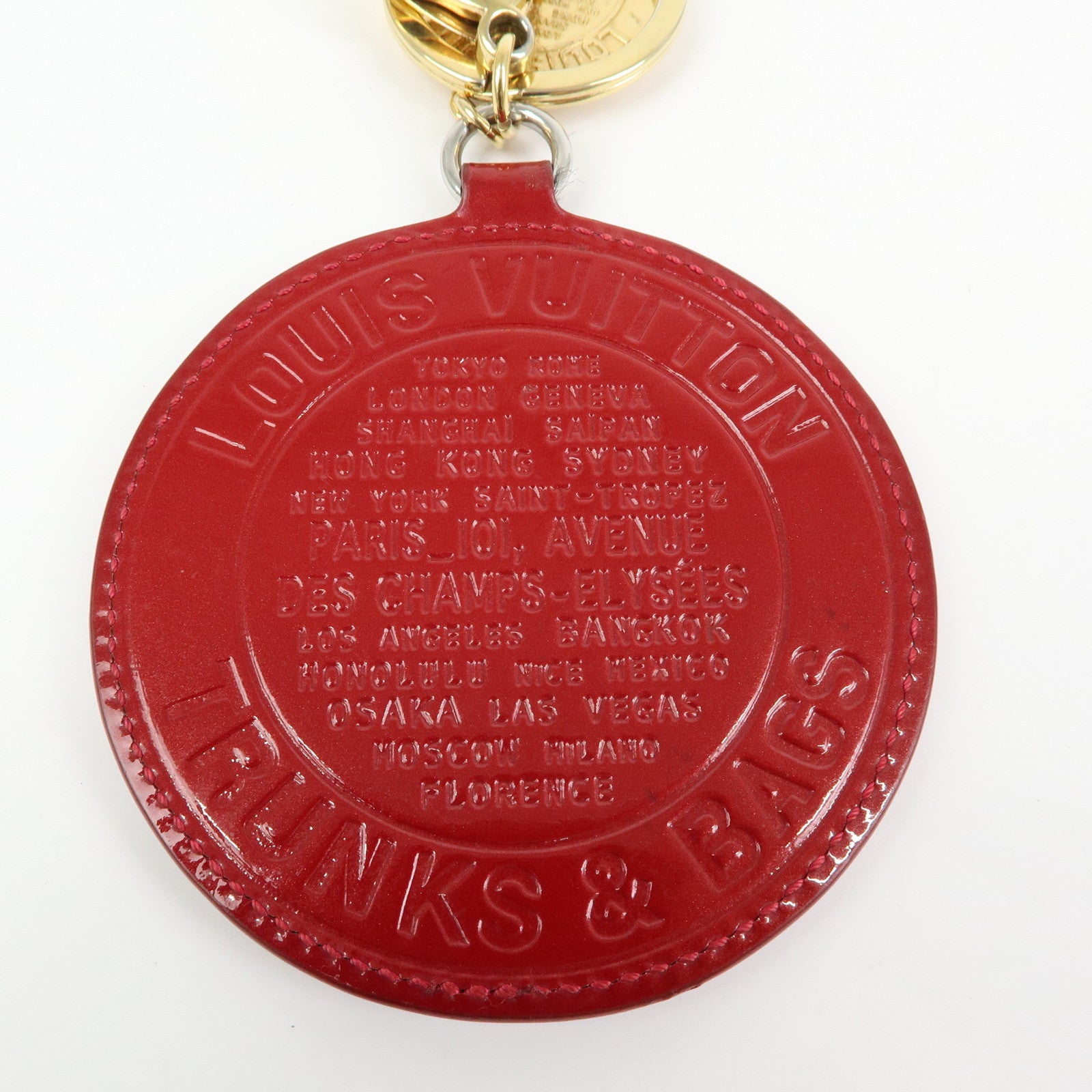 Louis Vuitton Vernis Porte Cles Ron T&B Bag Charm Key Charm M93605