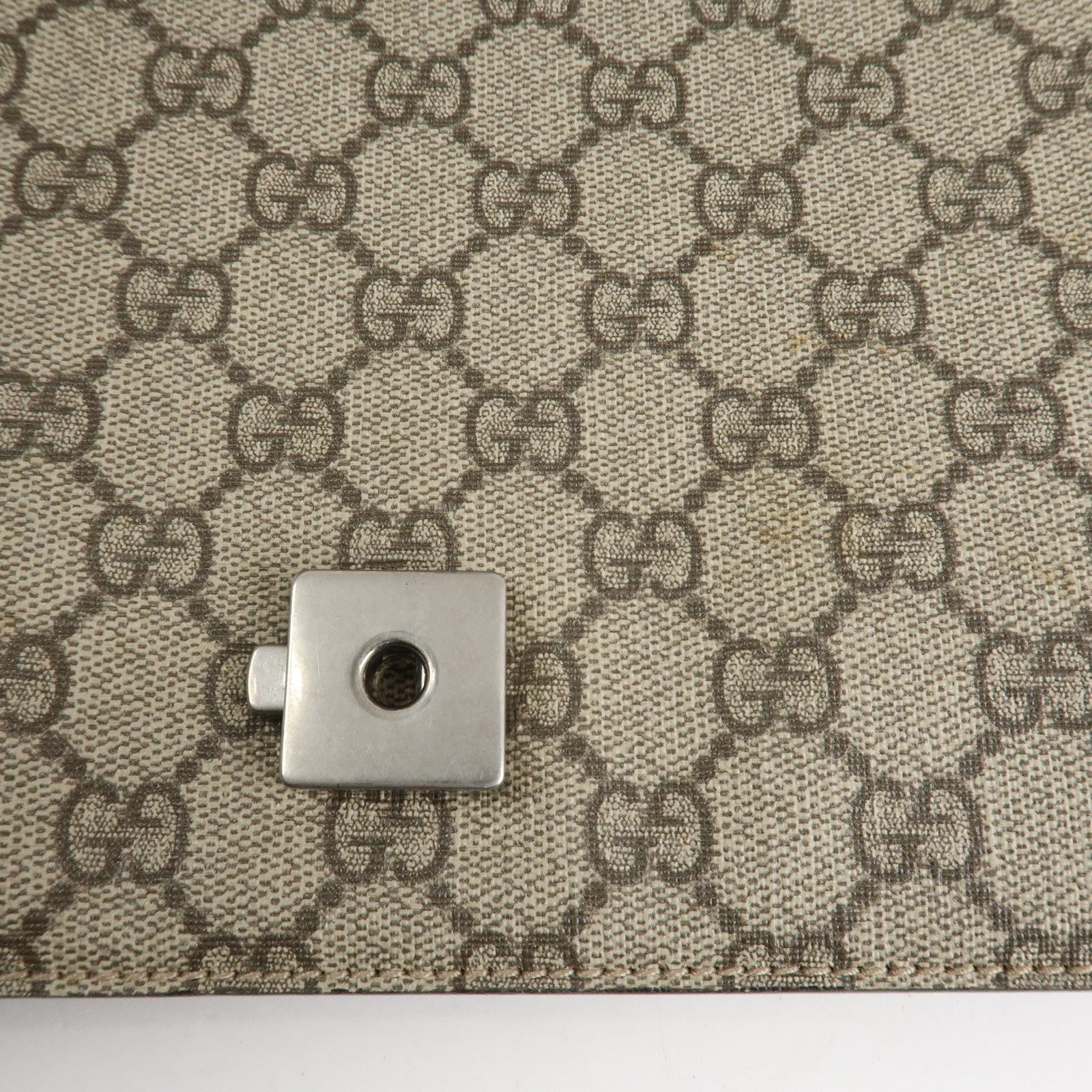 GUCCI Dionysus GG Supreme Chain Shoulder Bag Brown 403348 Used