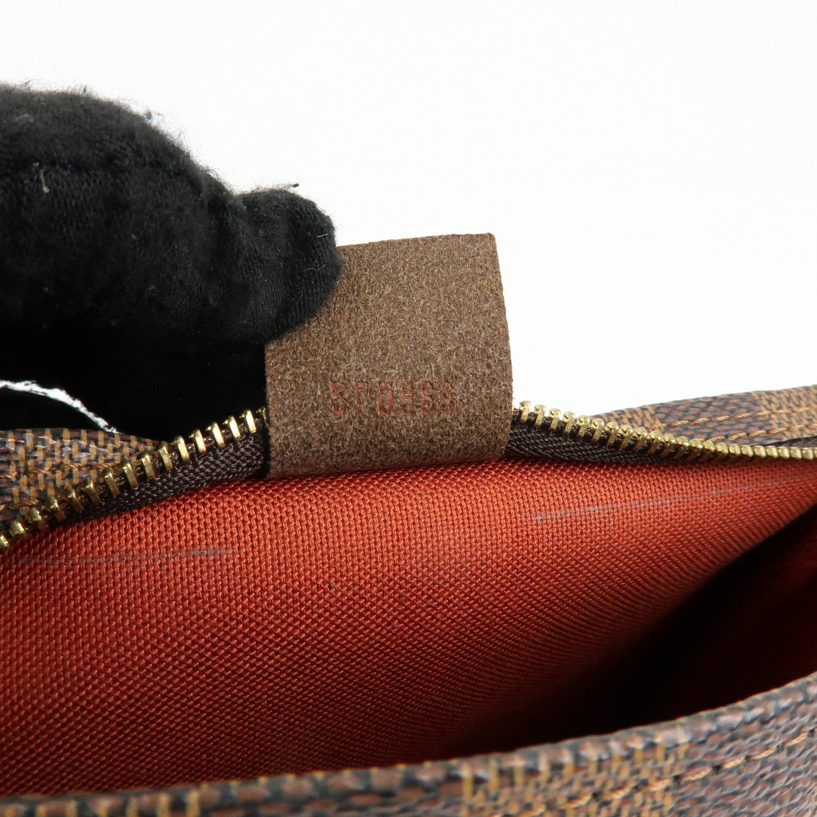 Louis Vuitton Damier Trousse Makeup Accessory Pouch Brown N51982