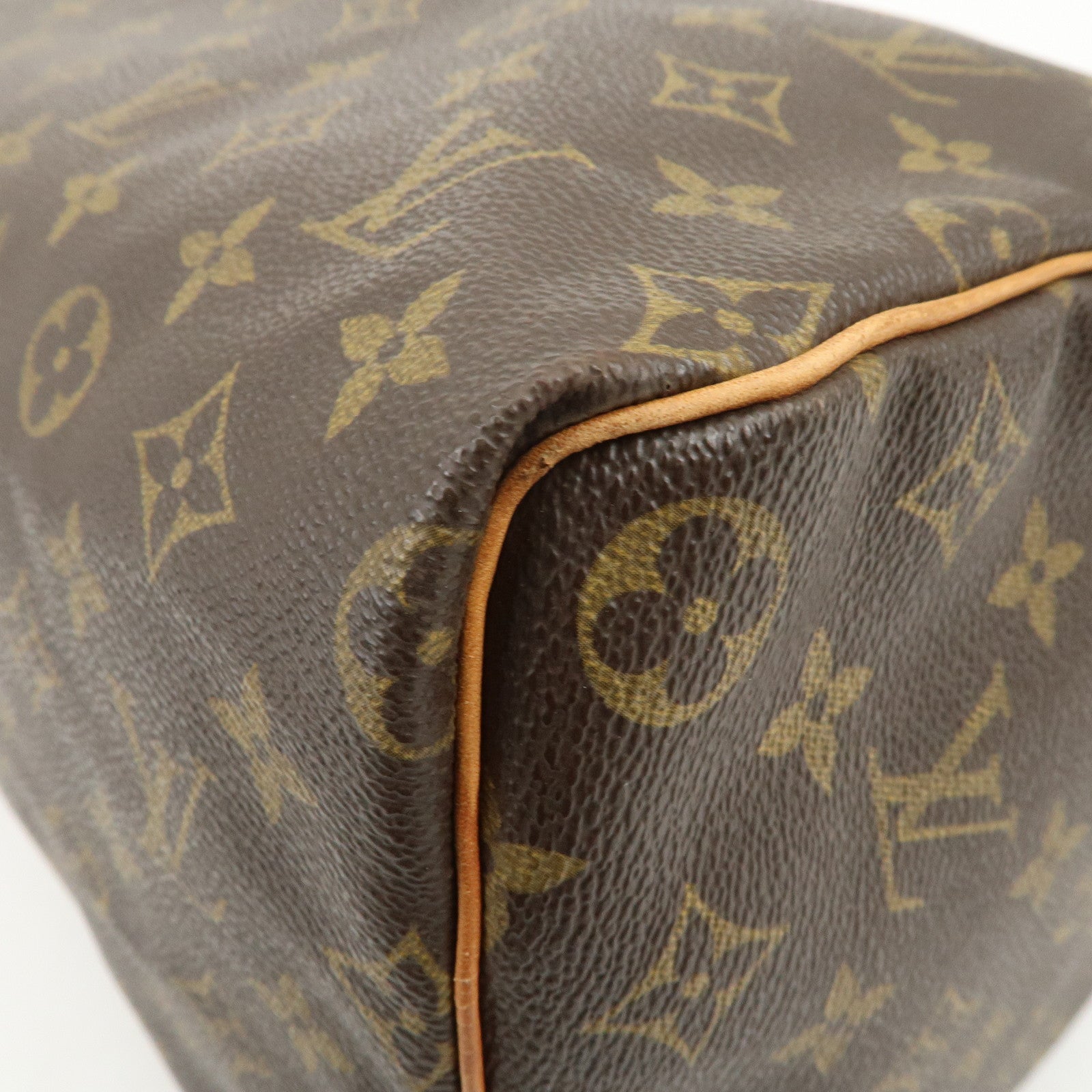Louis Vuitton Monogram Speedy 40 Hand Bag Boston Bag Brown M41522