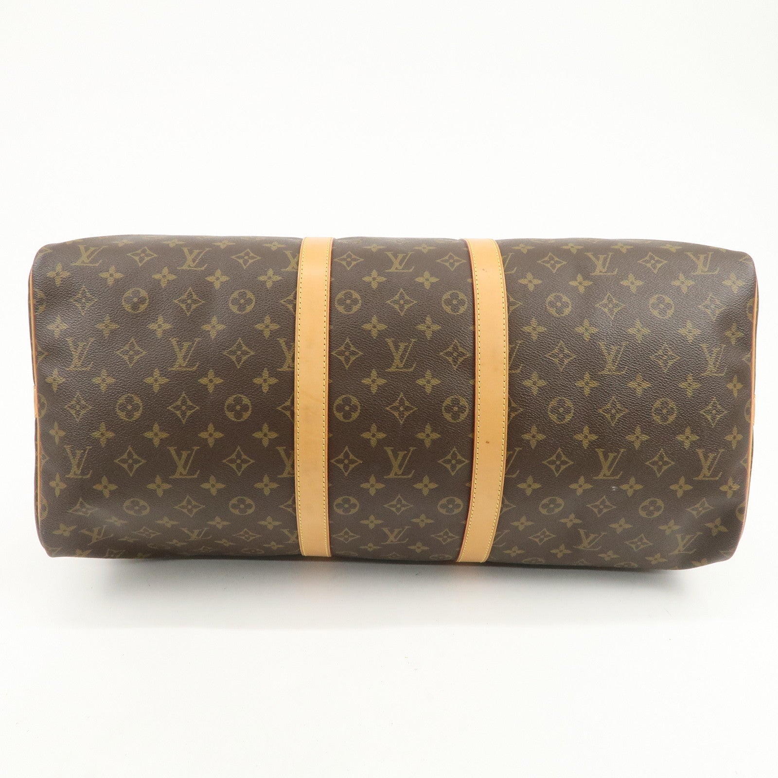 Louis Vuitton Monogram Keep All Bandouliere 55 Boston Bag M41414
