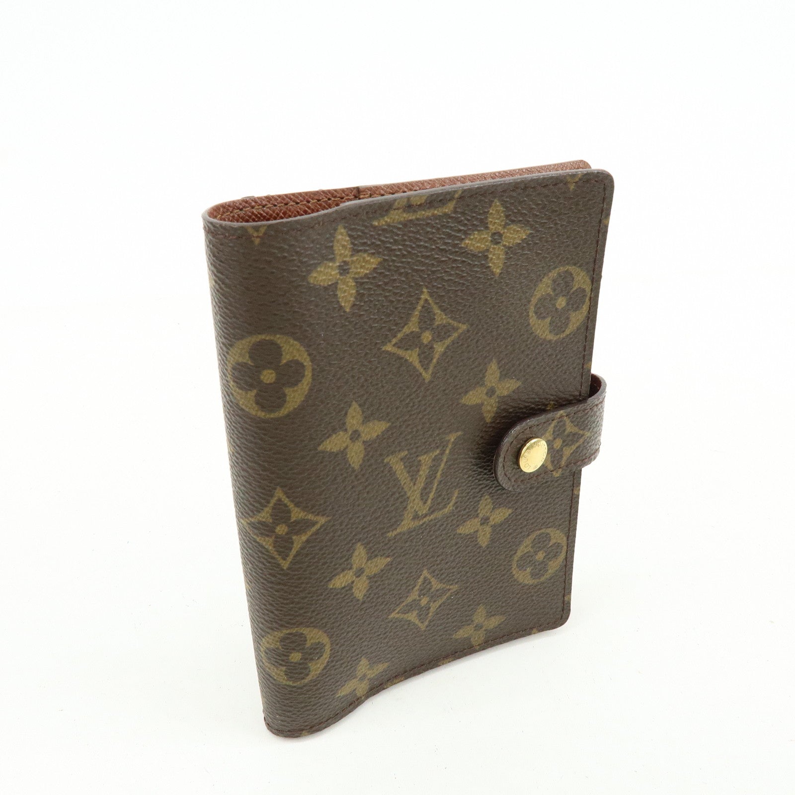 Louis Vuitton Monogram Agenda PM Planner Cover Brown R20005