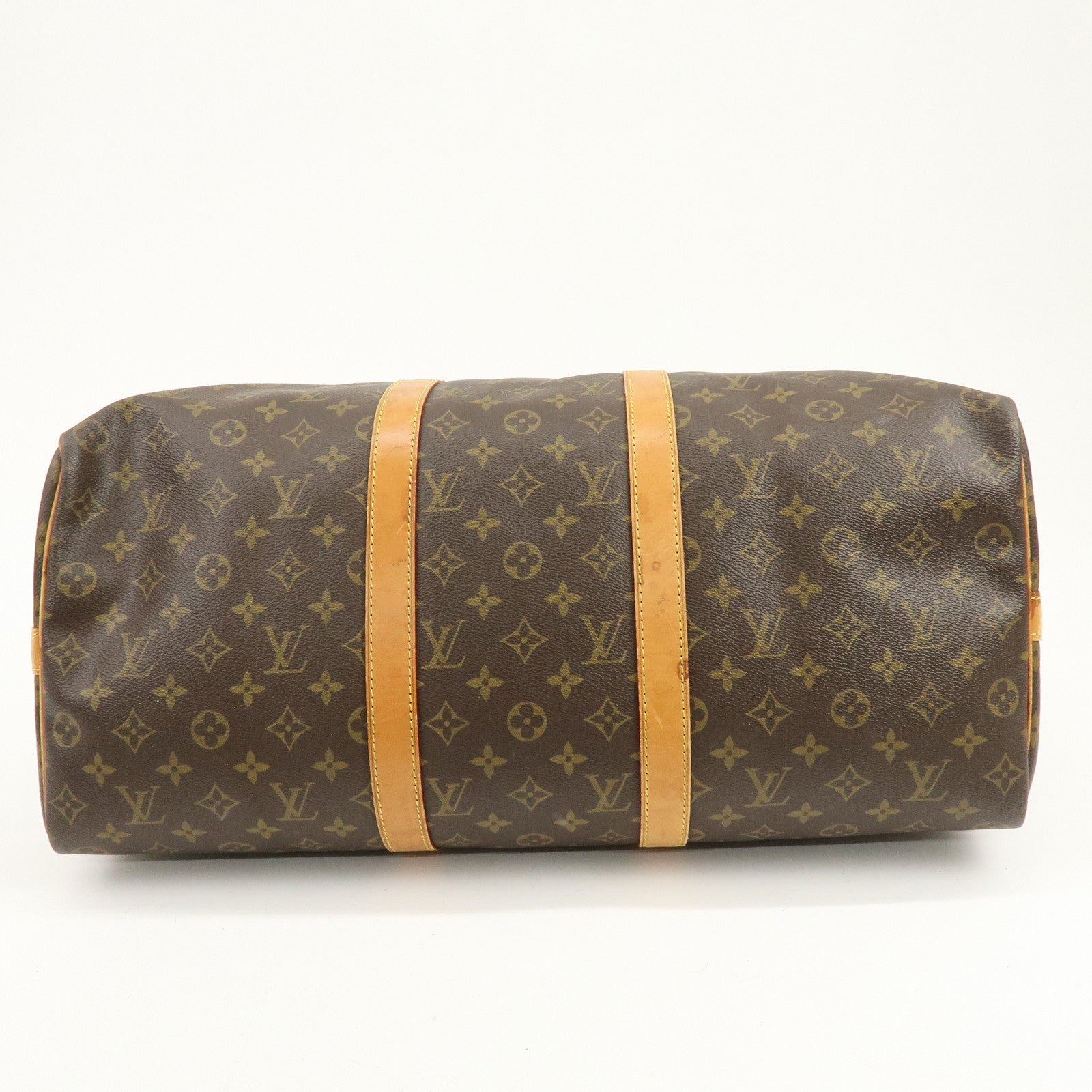 Louis Vuitton Monogram Keep All Bandouliere 50 Boston Bag M41416