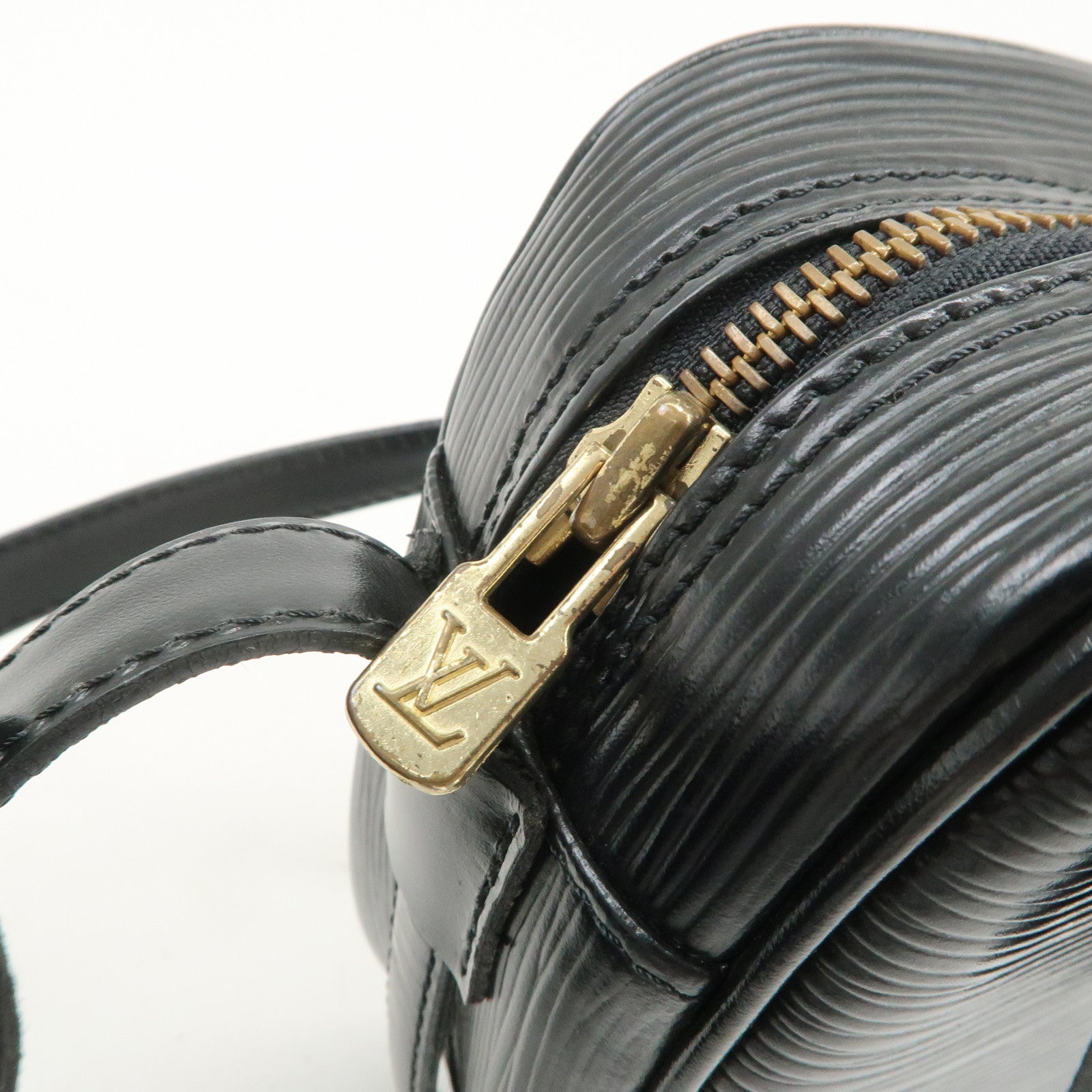 Louis Vuitton Epi Jeune Fille Shoulder Crossbody Bag Noir M52152