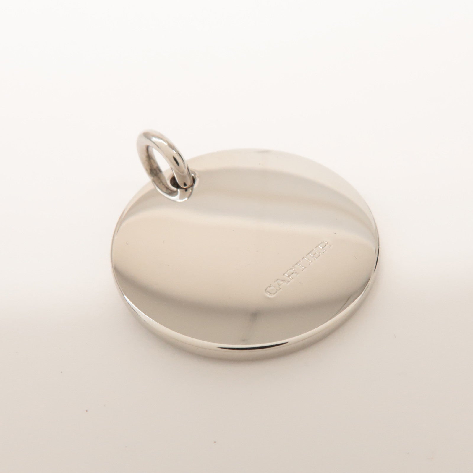 Cartier Stainless Steel Key Charm Key Holder Silver