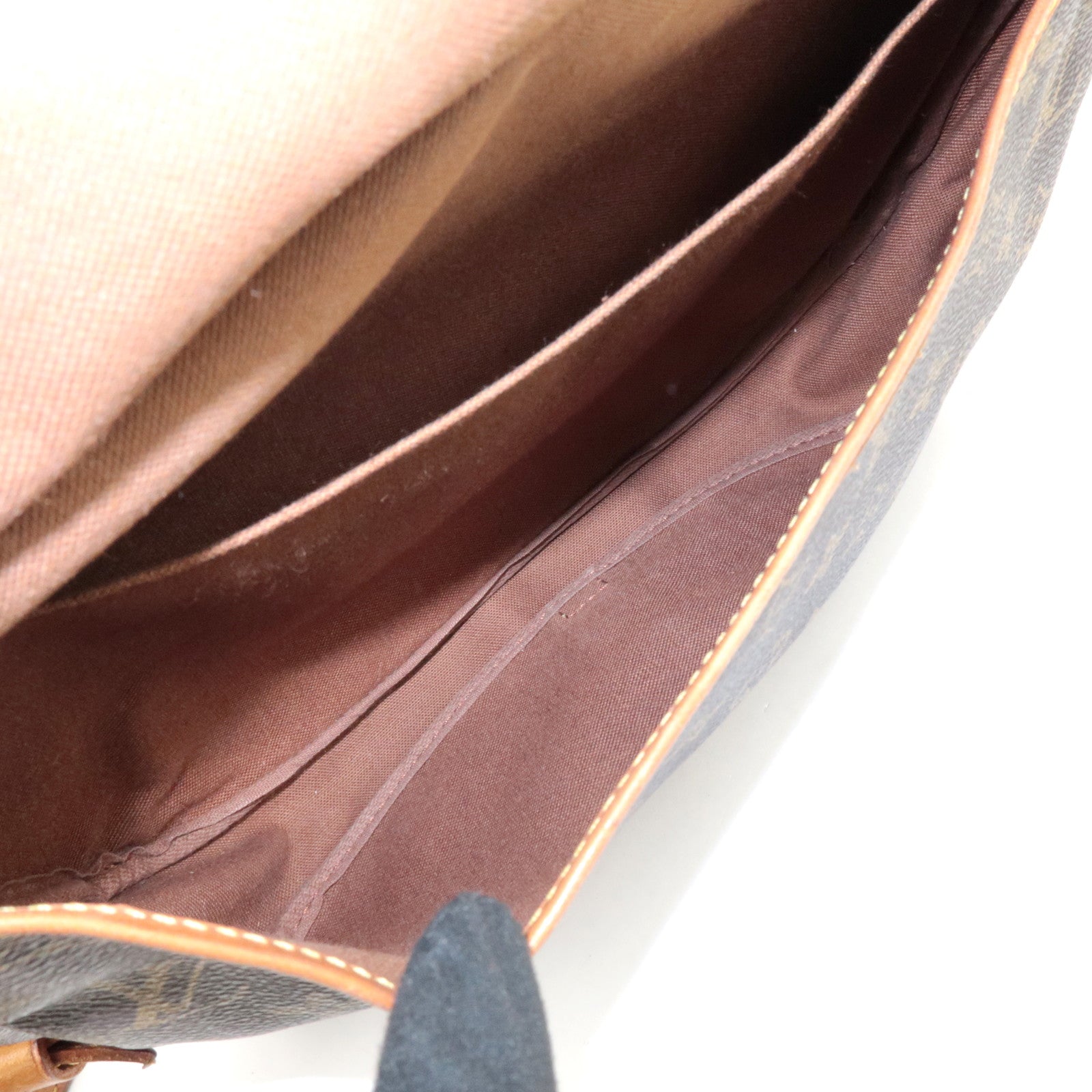 Louis Vuitton Monogram Saumur 30 Shoulder Bag Brown M42256 Used