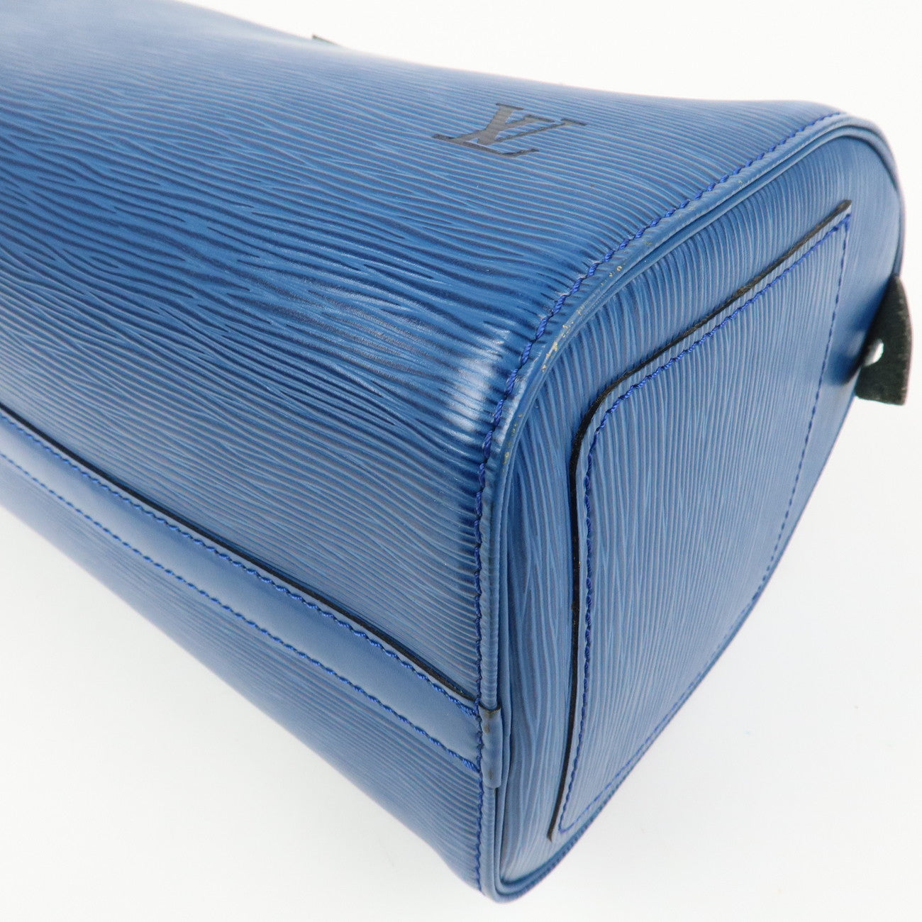 Louis Vuitton Epi Speedy 25 Hand Bag Boston Bag Toledo Blue M43015