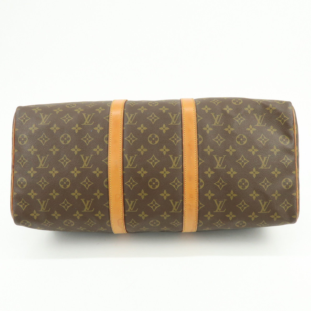 Louis Vuitton Monogram Keep All 50 Boston Bag Brown M41426