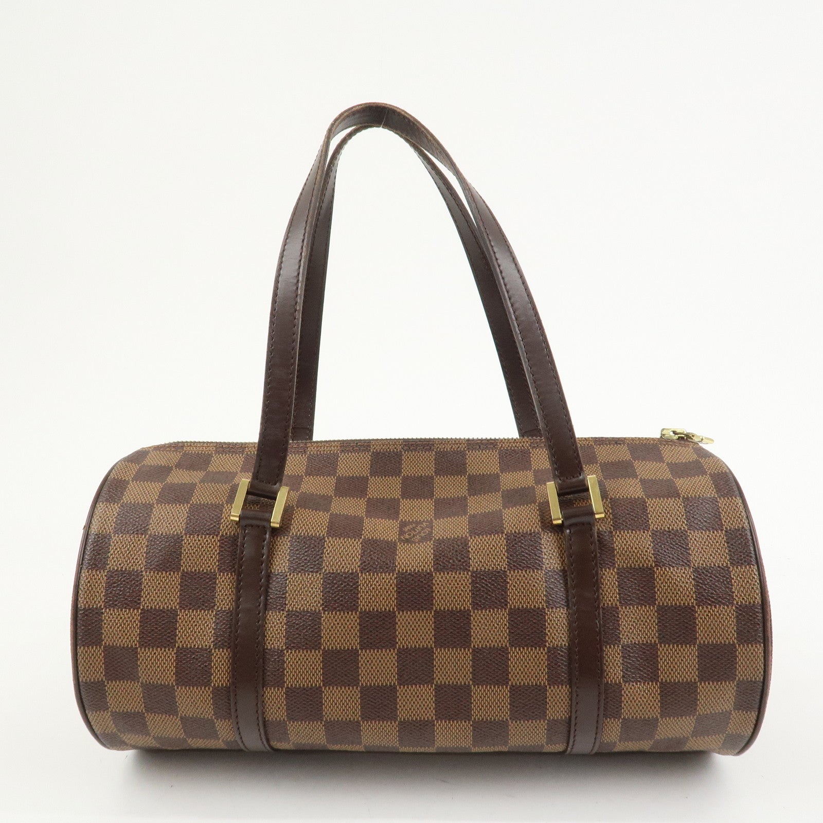 Louis Vuitton Damier Ebene Papillon 30 Hand Bag Brown N51303