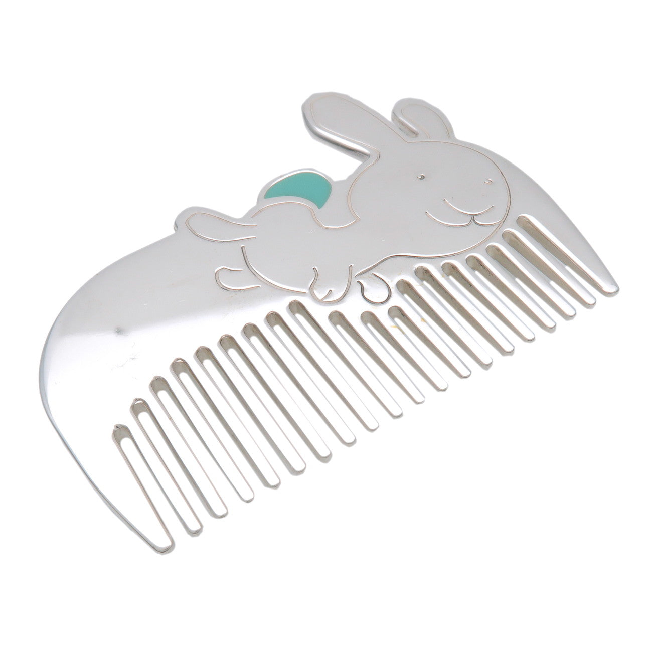 Tiffany & Co Rabbit Baby Comb Silver SV925 Hair Accessory