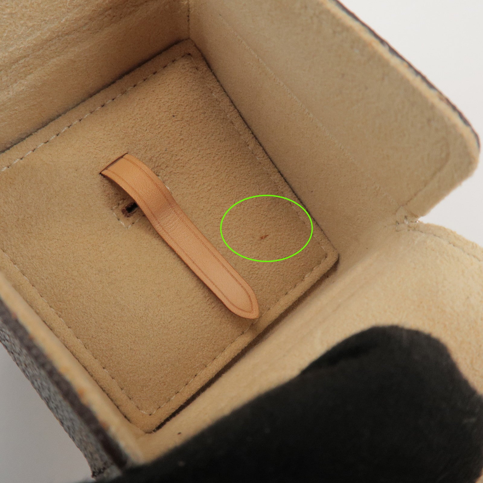 Louis Vuitton Monogram Set of 2 Ring Case Jewelry Case Brown