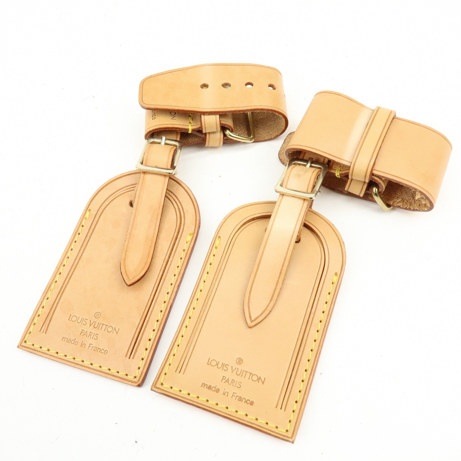 Louis Vuitton Set of 10 Leather Name Tag & Poignet