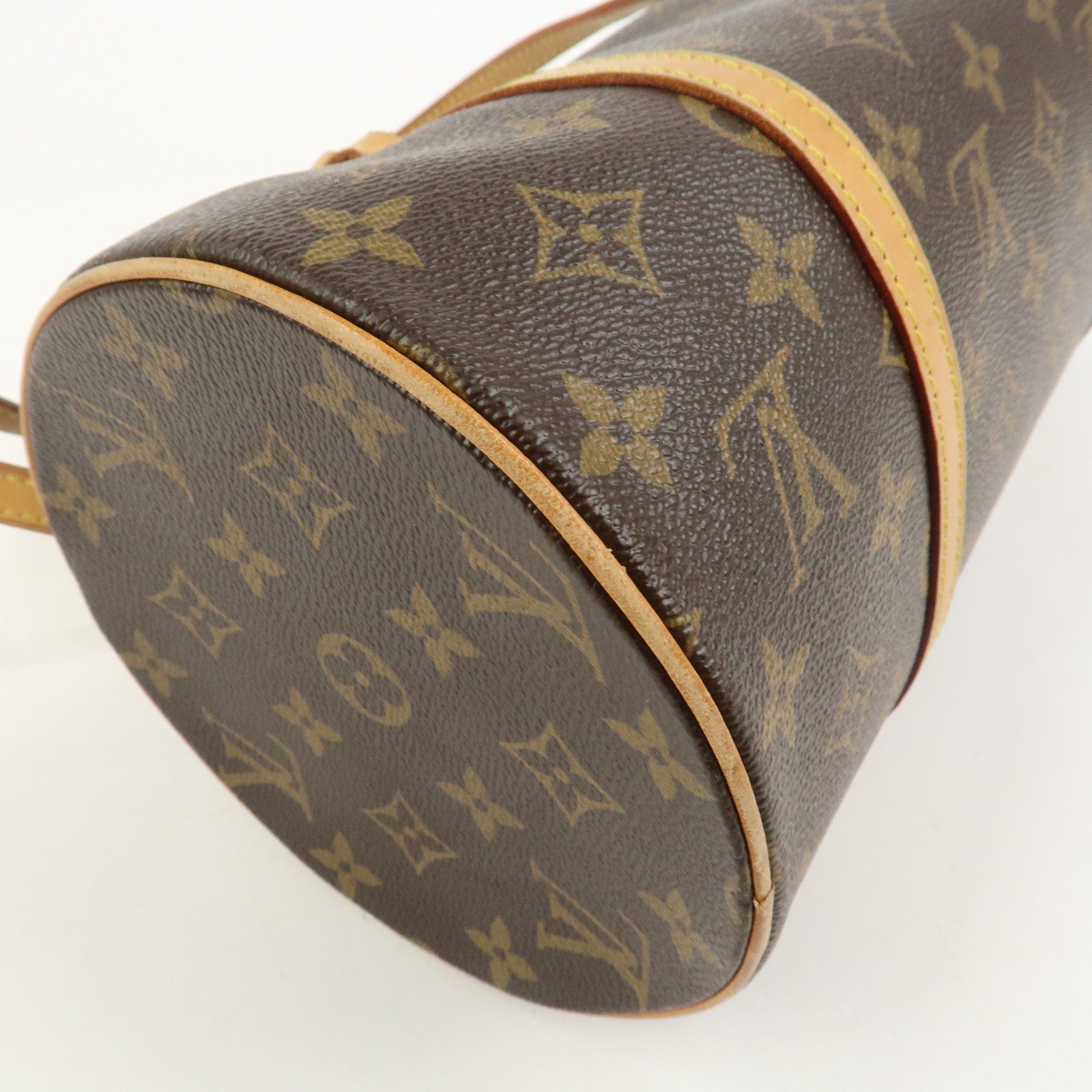 Louis Vuitton Monogram Papillon 30 Hand Bag Brown M51385