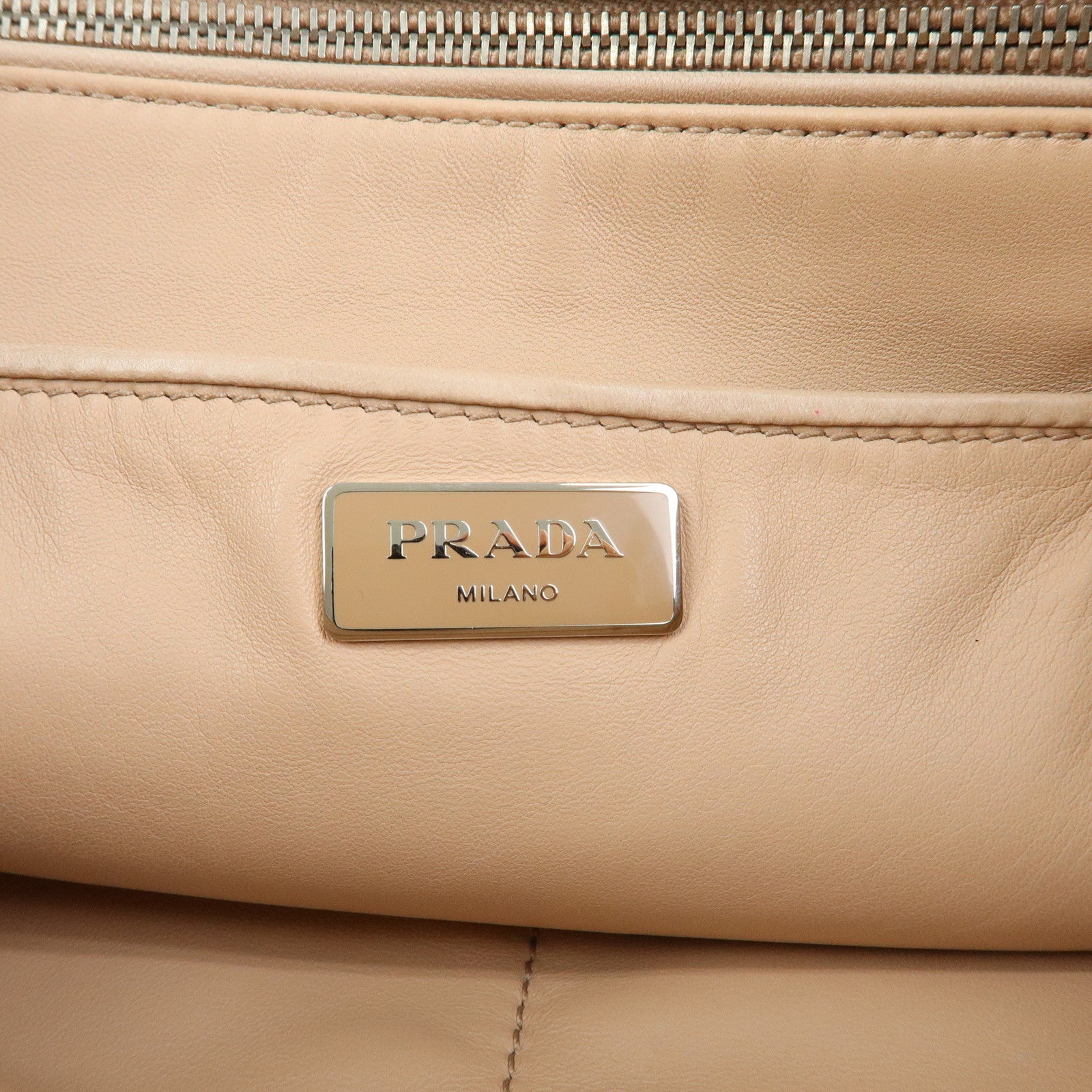 PRADA Nappa Gaufure Leather 2Way Hand Bag Shoulder Bag B2599L
