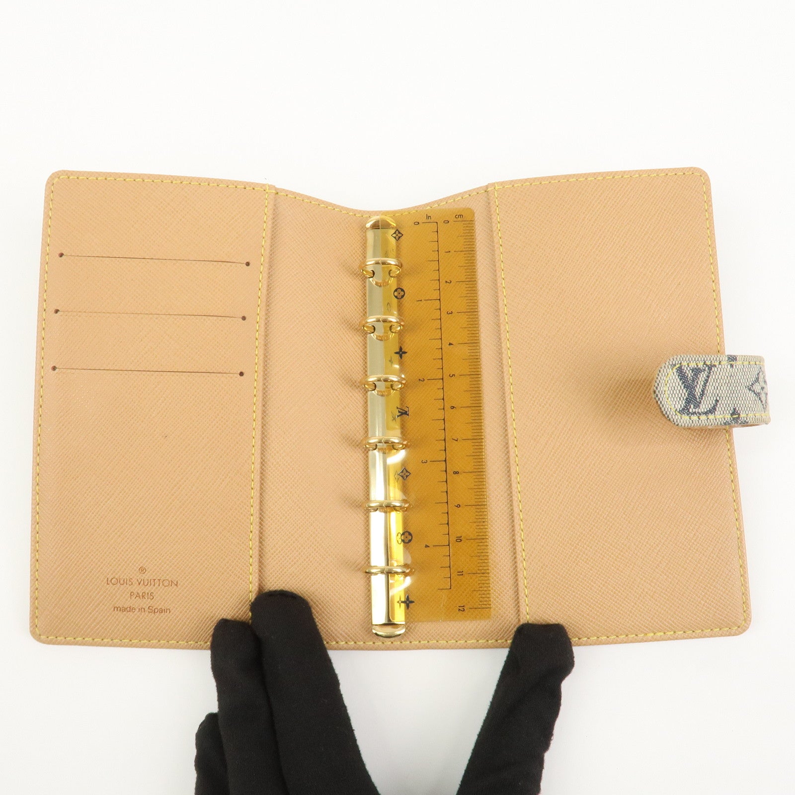 Louis Vuitton Monogram Mini Agenda PM Planner Cover Blue R20910