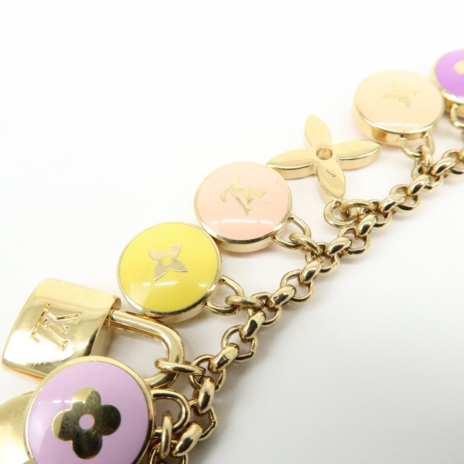 Louis Vuitton Porte Cles Chaine Pastilles Metal Key Chain M66172