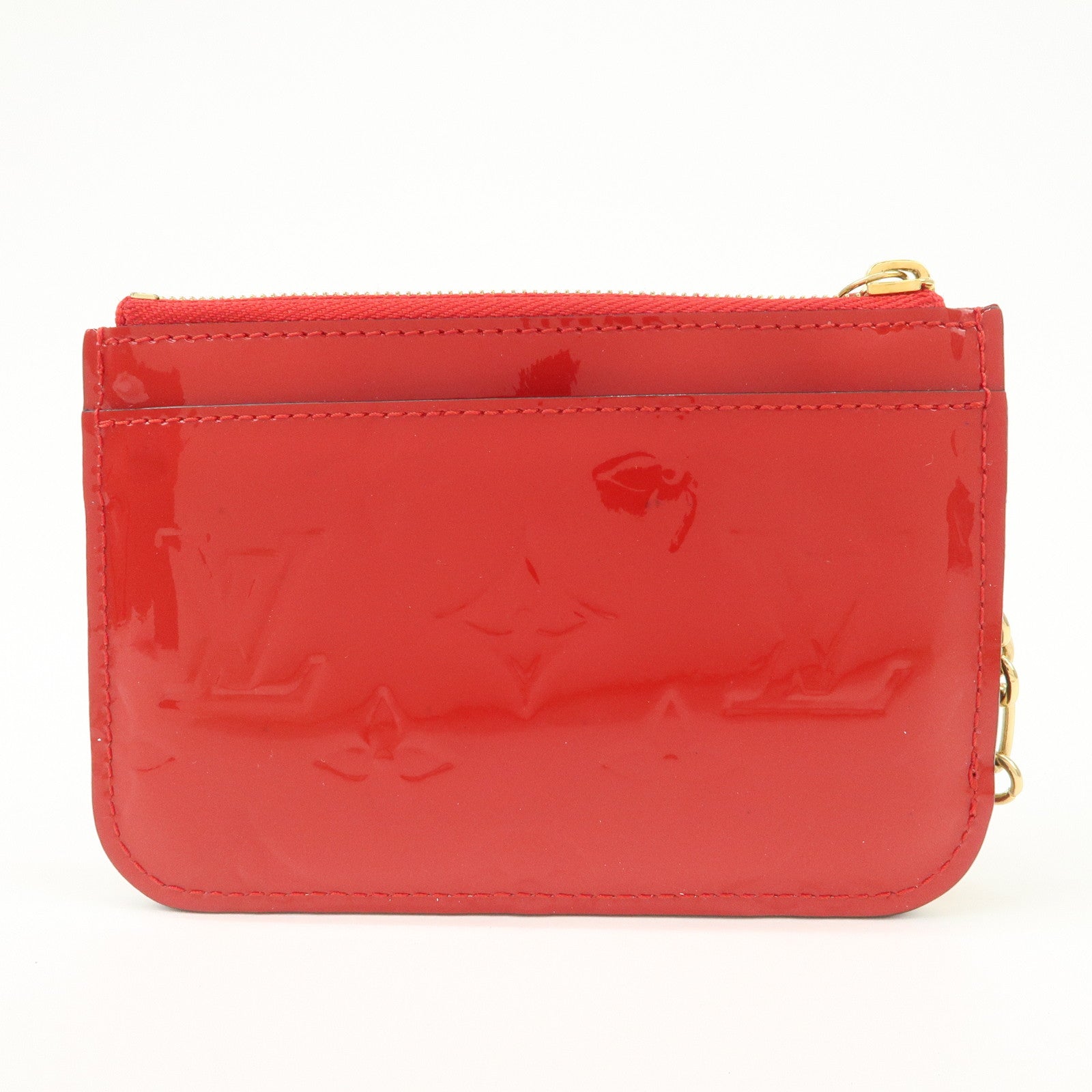 Louis Vuitton Monogram Vernis Pochette Cles NM Cerise M90214