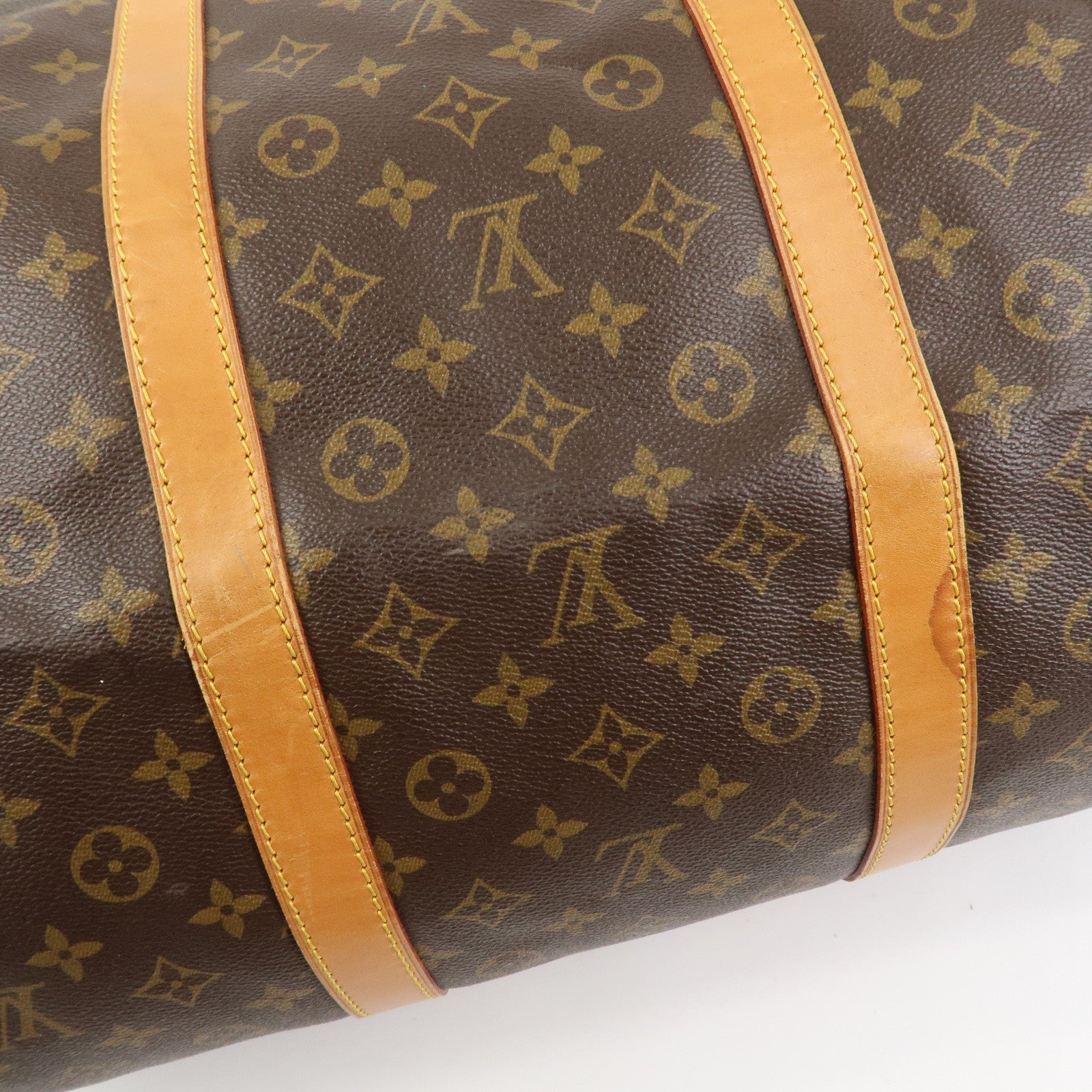 Louis Vuitton Monogram Keep All Bandouliere 60 Boston Bag M41412