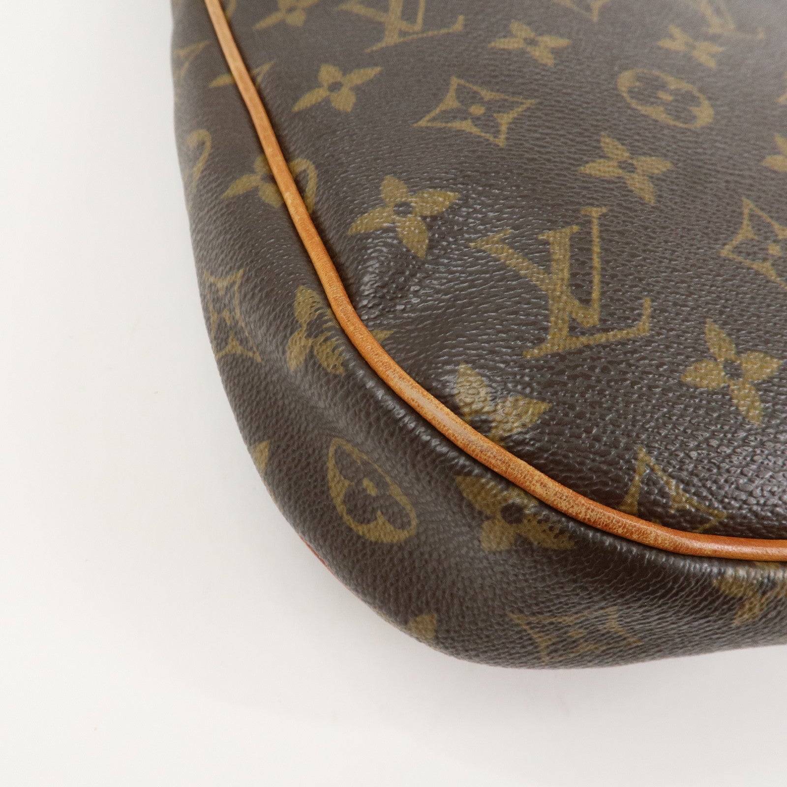 Louis Vuitton Monogram Odeon MM Shoulder Bag Brown M56389