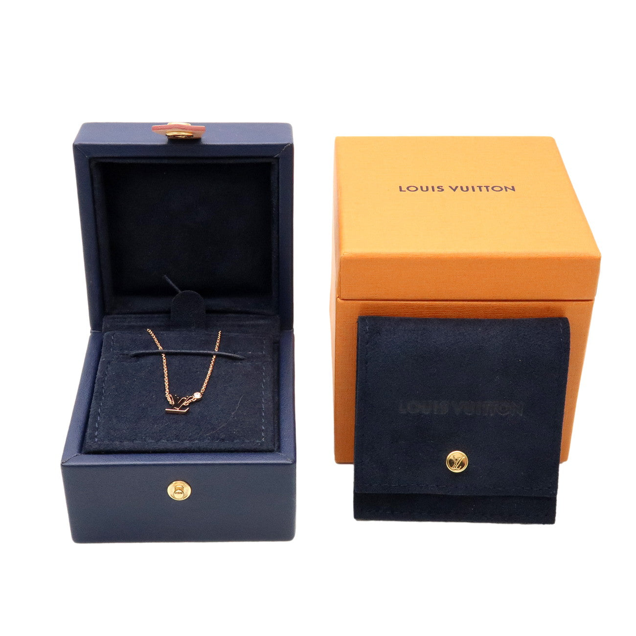 Louis Vuitton Pandantiff Idylle Blossom 1P Diamond Necklace Q93655
