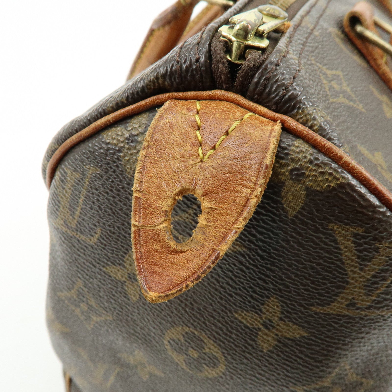 Louis Vuitton Monogram Speedy 30 Boston Bag Hand Bag Brown M41526