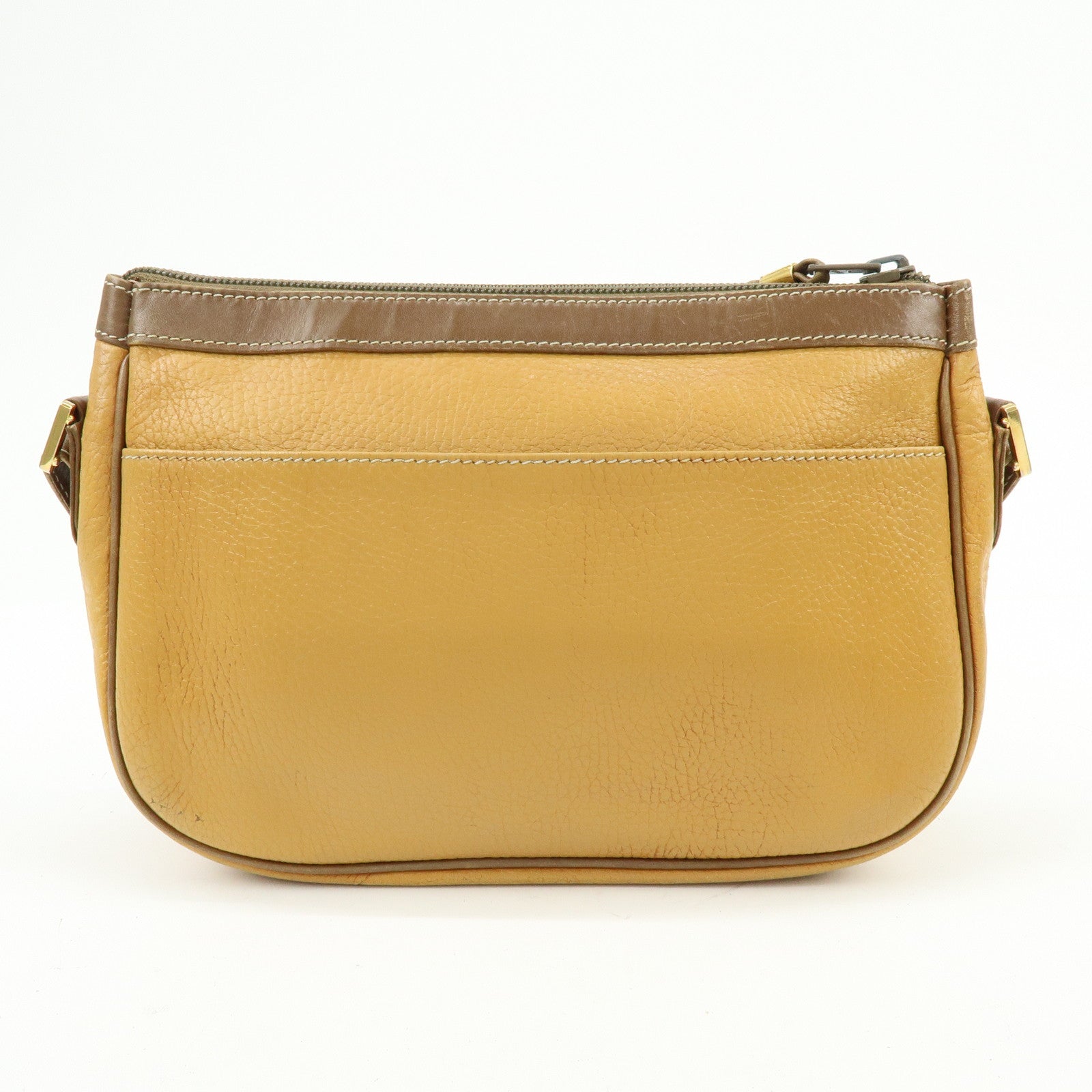 LOEWE Anagram Leather Shoulder Bag Crossbody Bag Brown