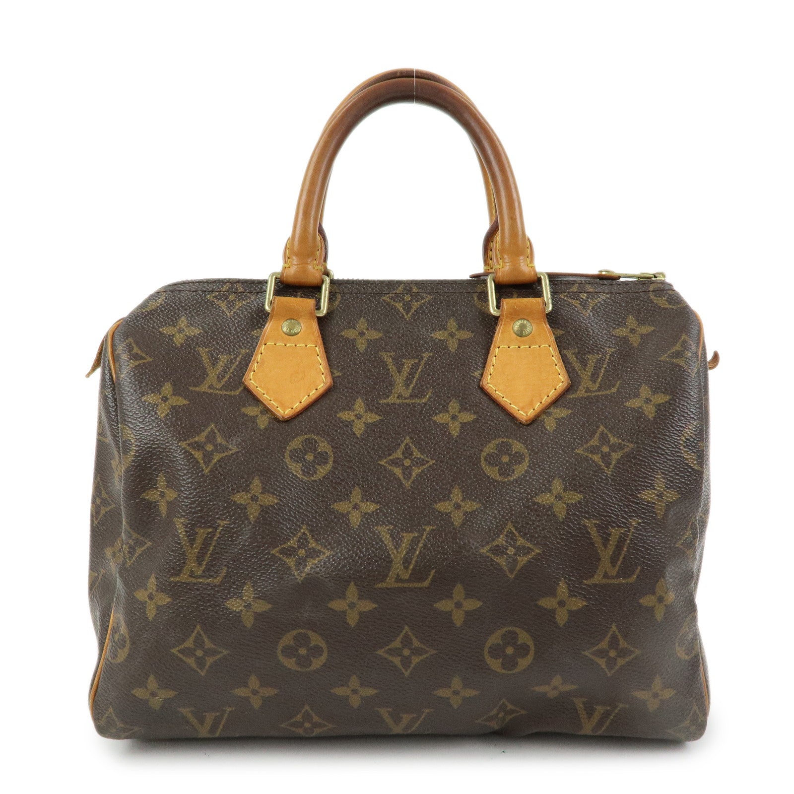 Louis Vuitton Monogram Speedy 25 Boston Bag Hand Bag Brown M41528