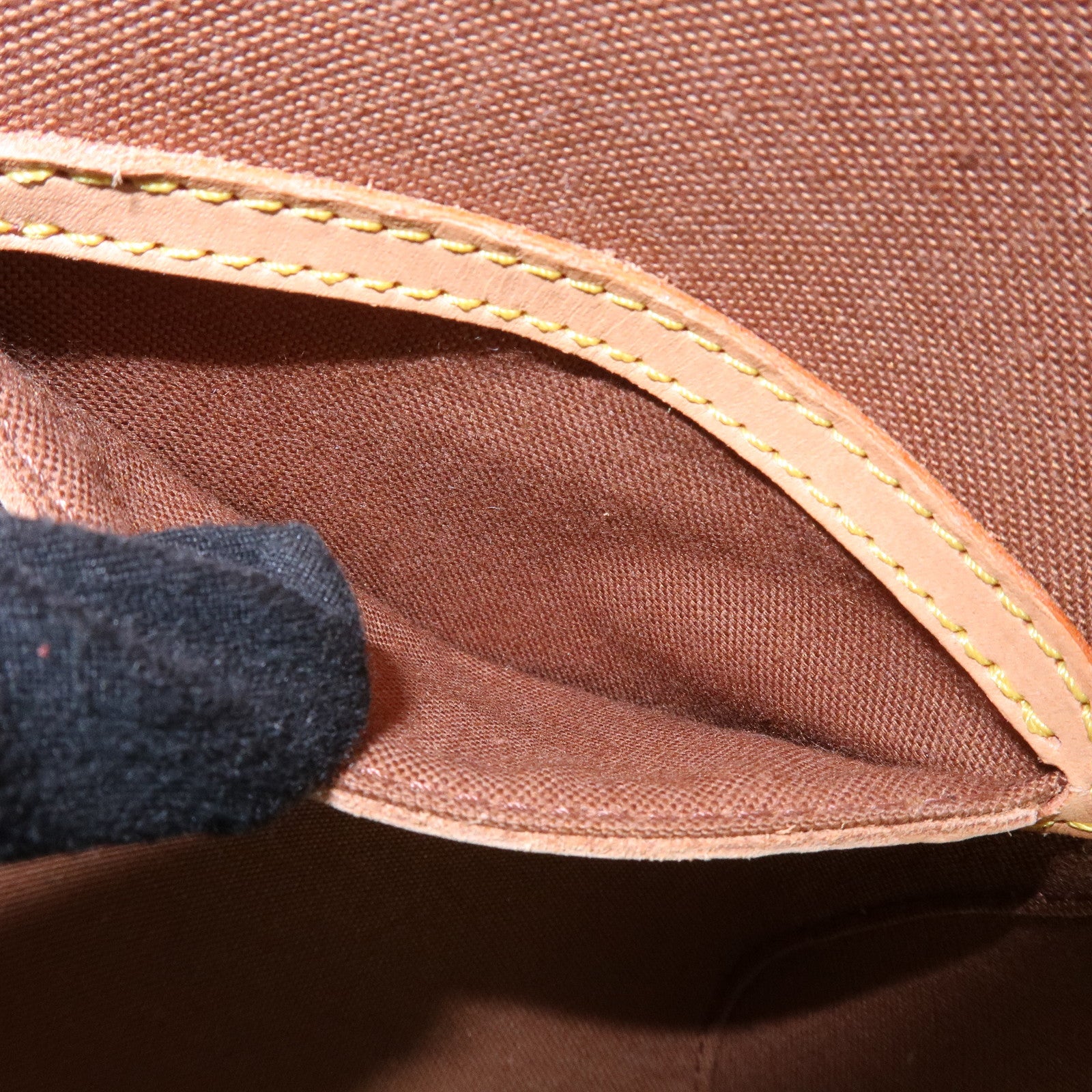 Louis Vuitton Monogram Ellipse PM Hand Bag Brown M51127