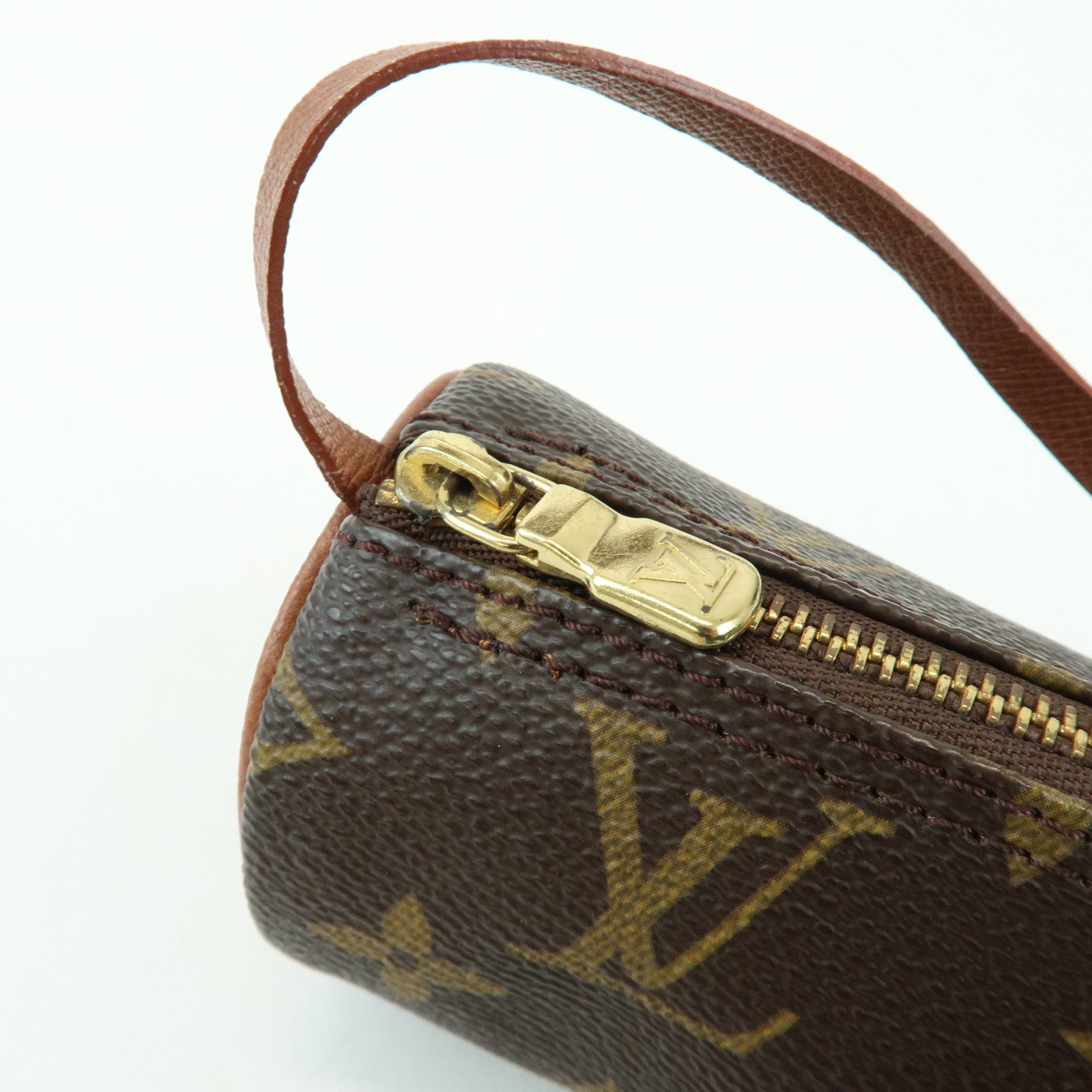 Louis Vuitton Monogram Mini Pouch for Papillon Bag Brown