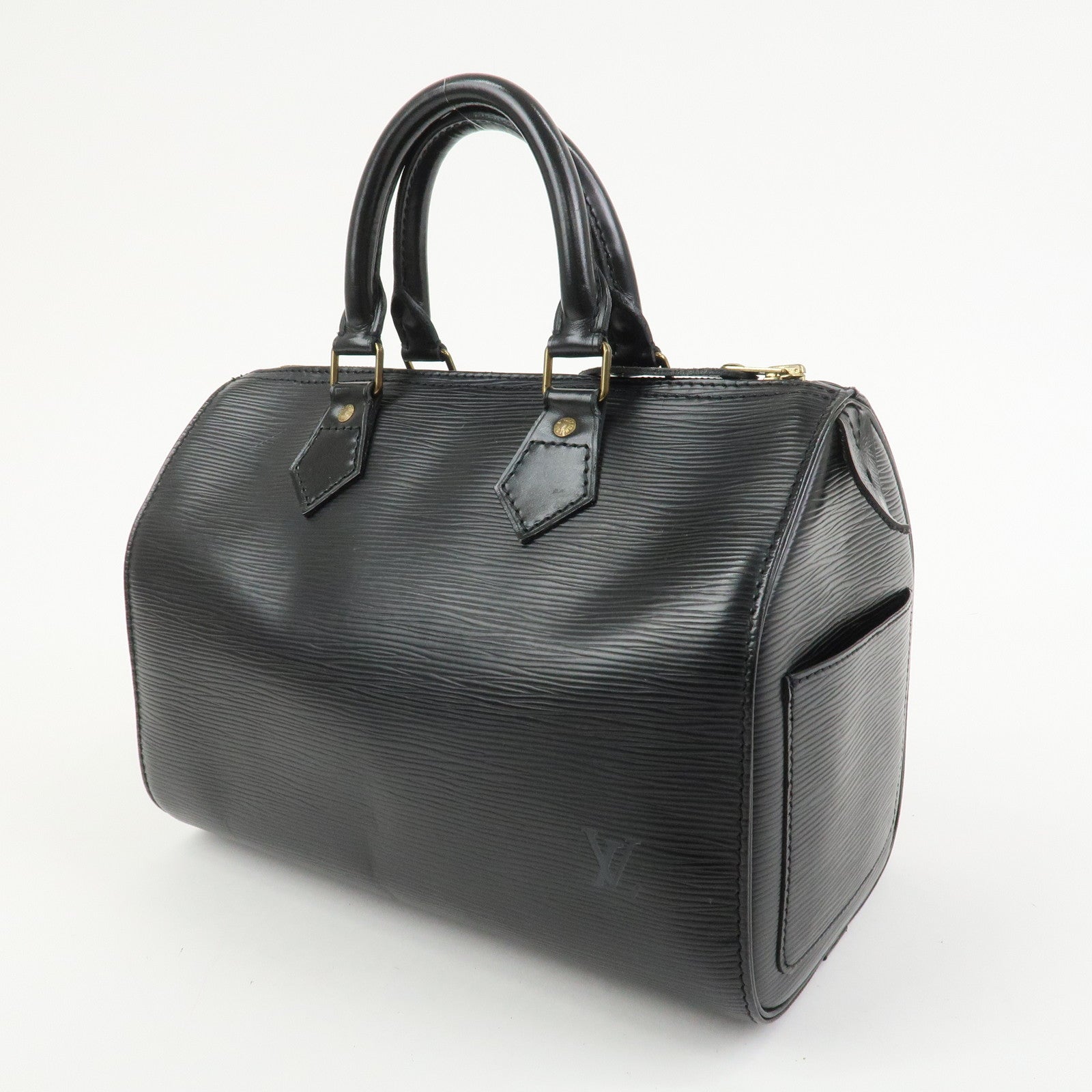 Louis Vuitton Epi Speedy 25 Boston Bag Hand Bag Noir Black M43012