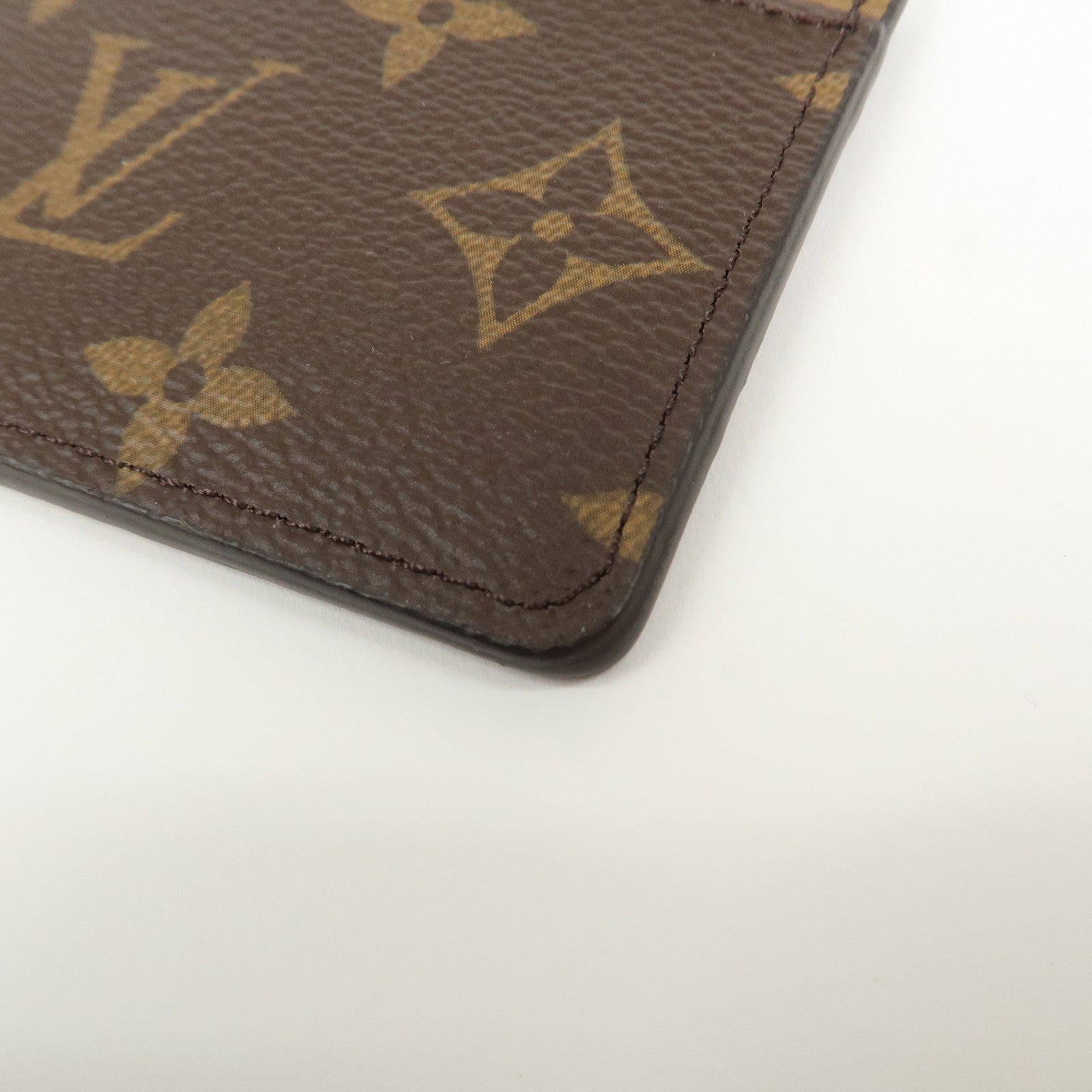 Louis Vuitton Monogram Reverse Porte Cartes Simple Card Case M69161