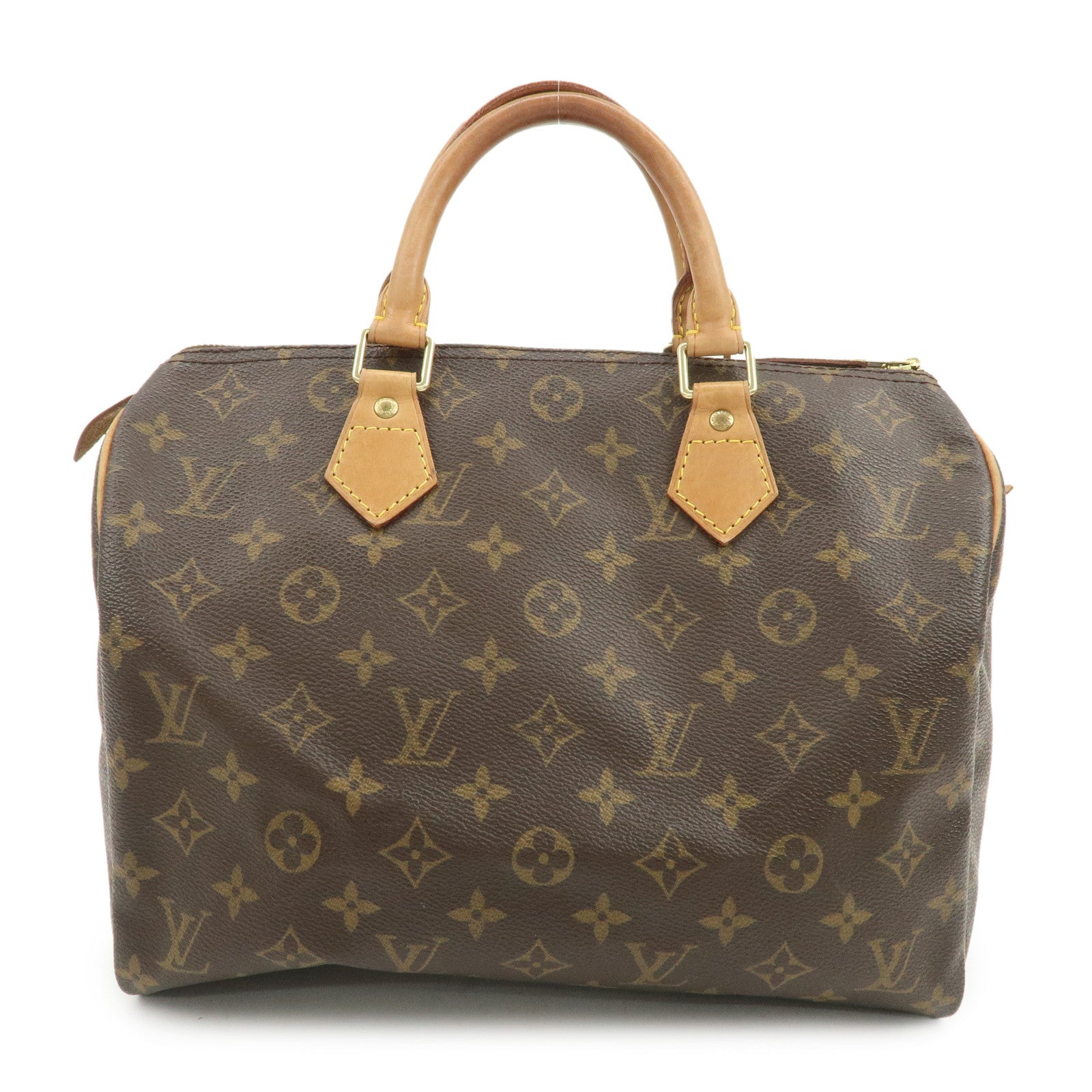 Louis Vuitton Monogram Speedy 30 Boston Bag Hand Bag Brown M41526