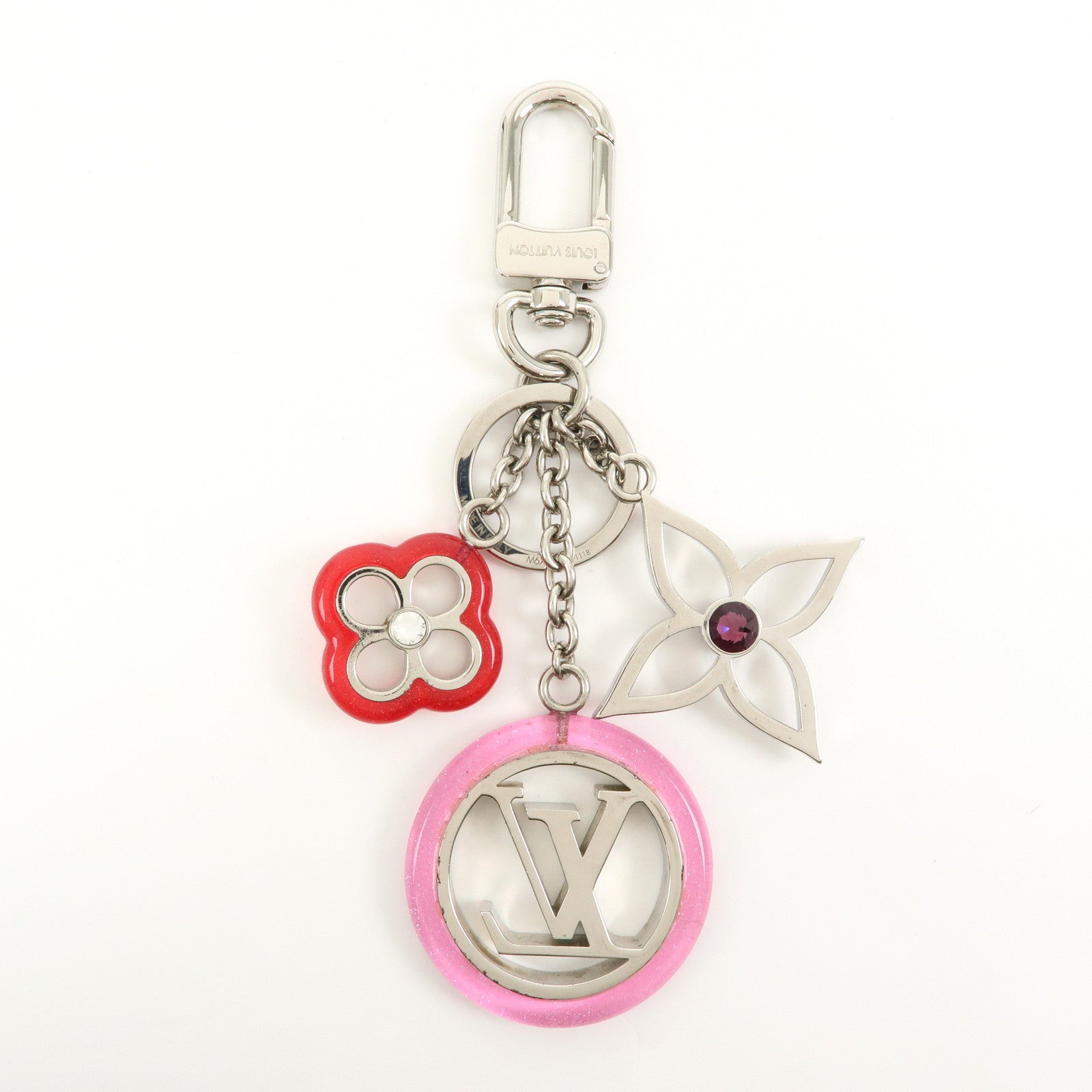 Louis Vuitton Porte Cles Colorline Strass Key Holder Charm M67357