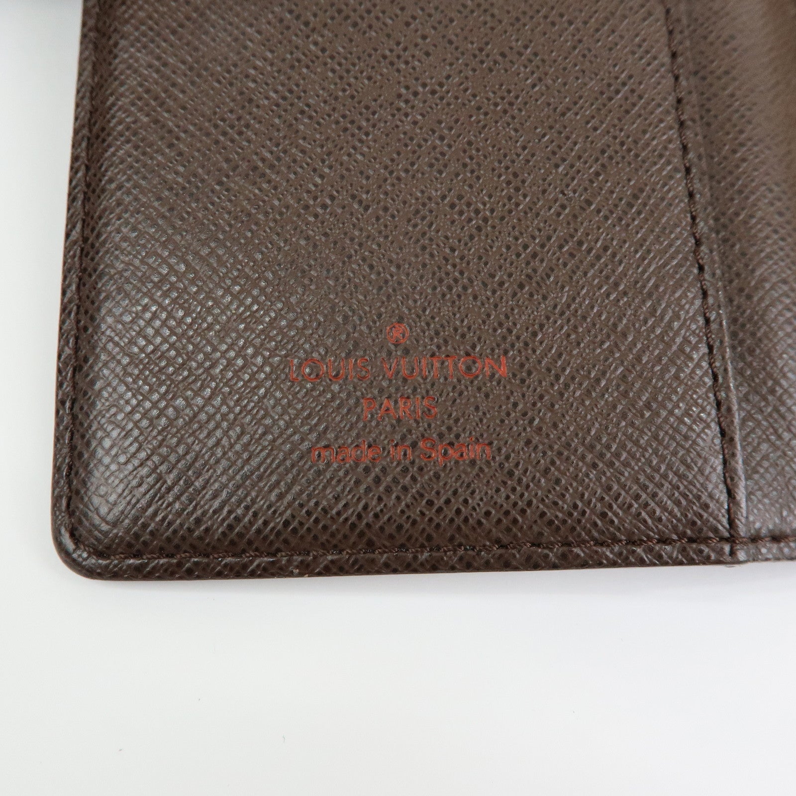 Louis Vuitton Damier Agenda PM Planner Cover Brown R20700