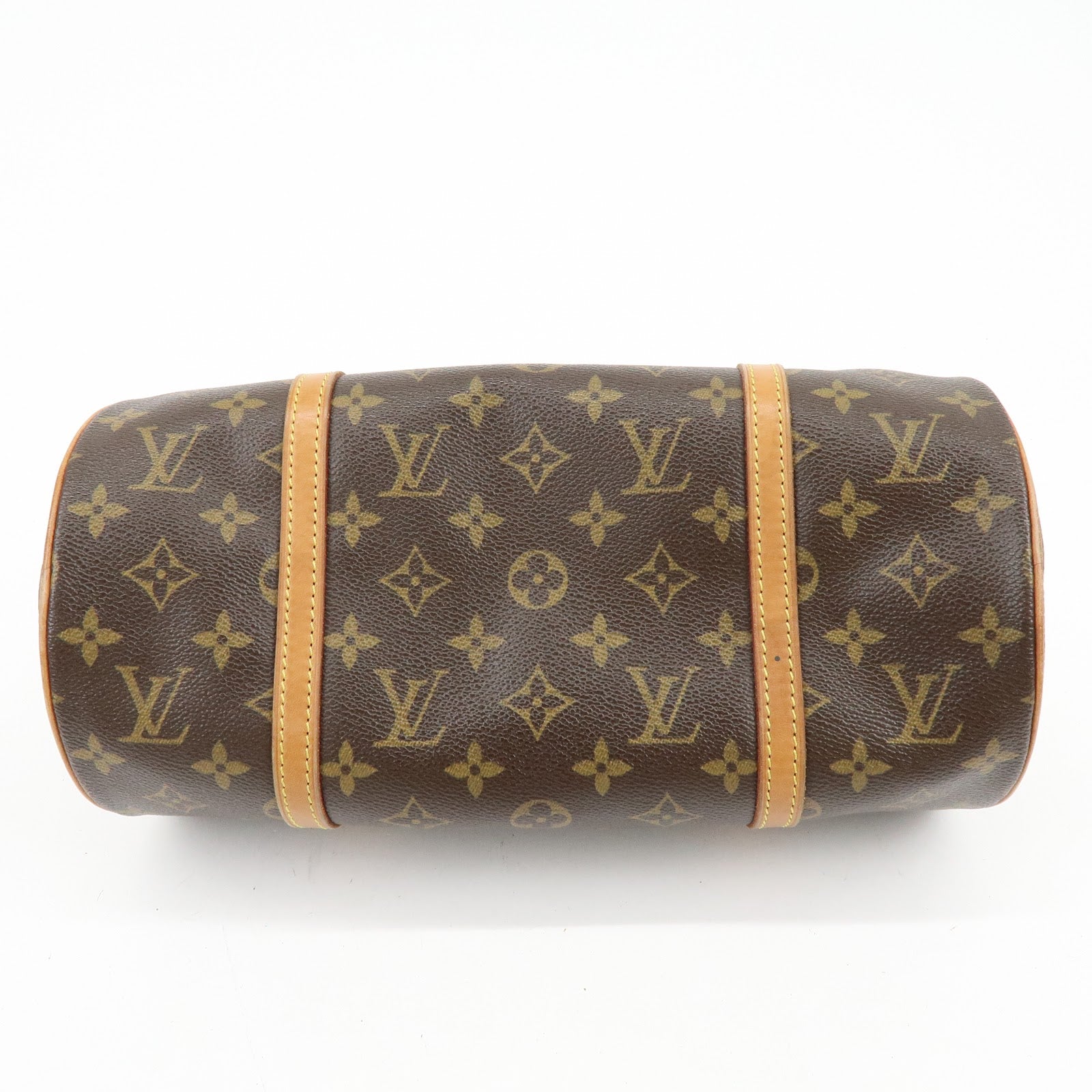 Louis Vuitton Monogram Papillon 30 Hand Bag Brown M51385