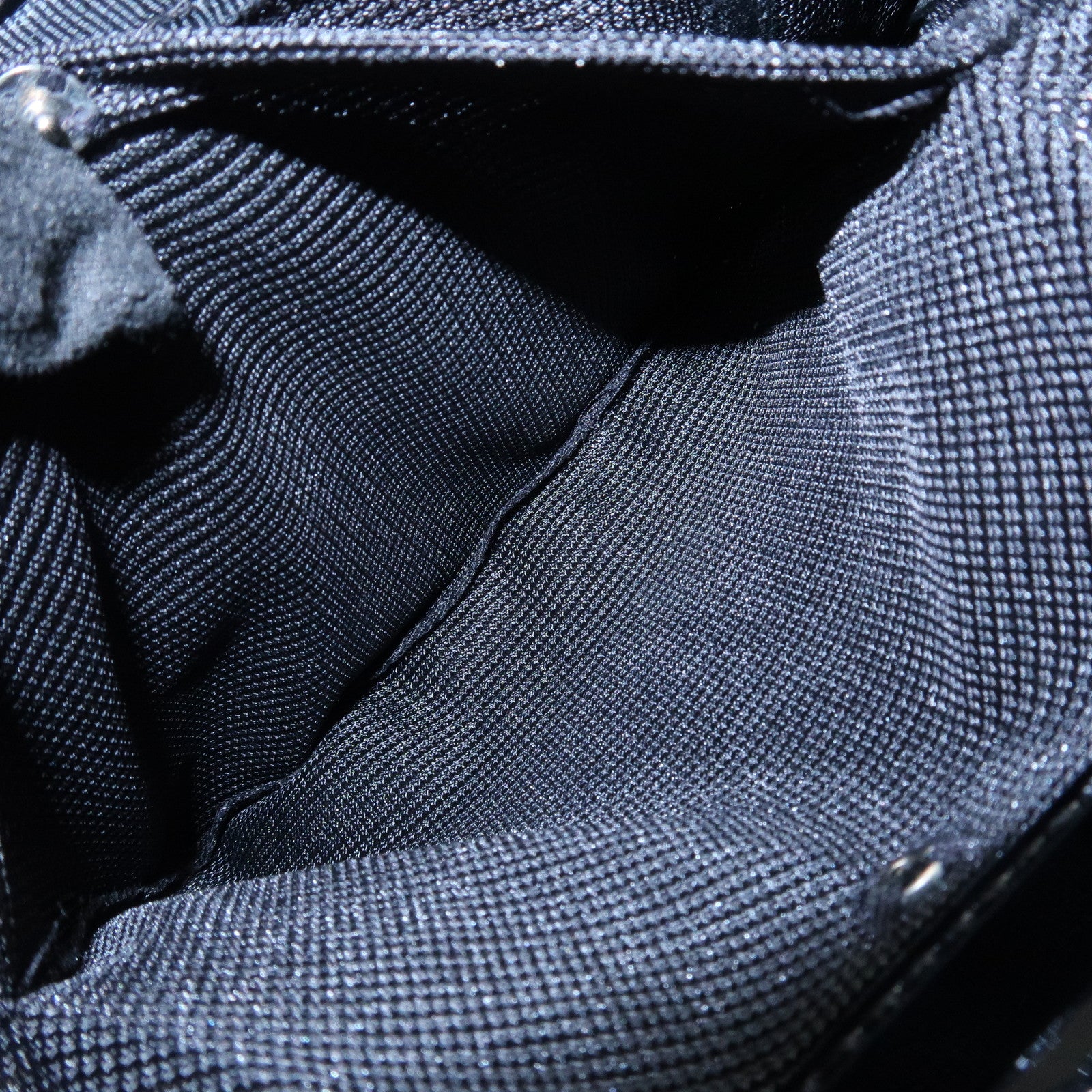 ANTEPRIMA Wire Bag PVC Satin Ribbon Shoulder Bag Hand Bag Black