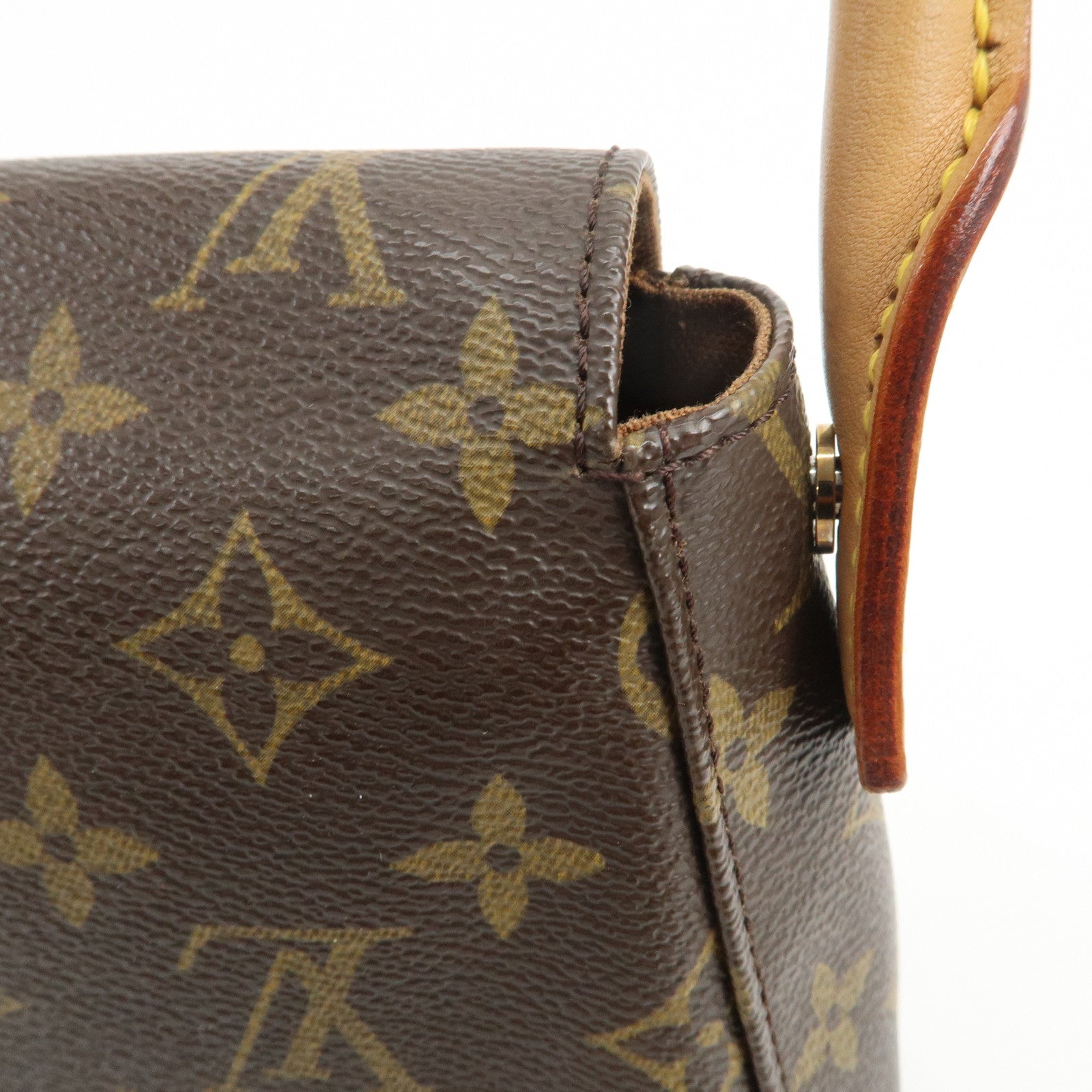 Louis Vuitton Monogram Mini Looping Shoulder Bag Brown M51147