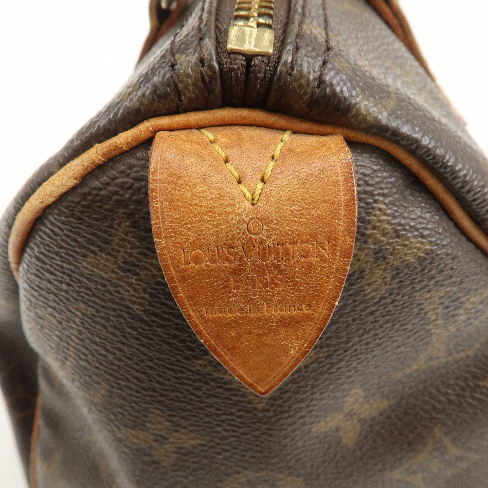 Louis Vuitton Monogram Speedy 25 Boston Bag Hand Bag Brown M41528